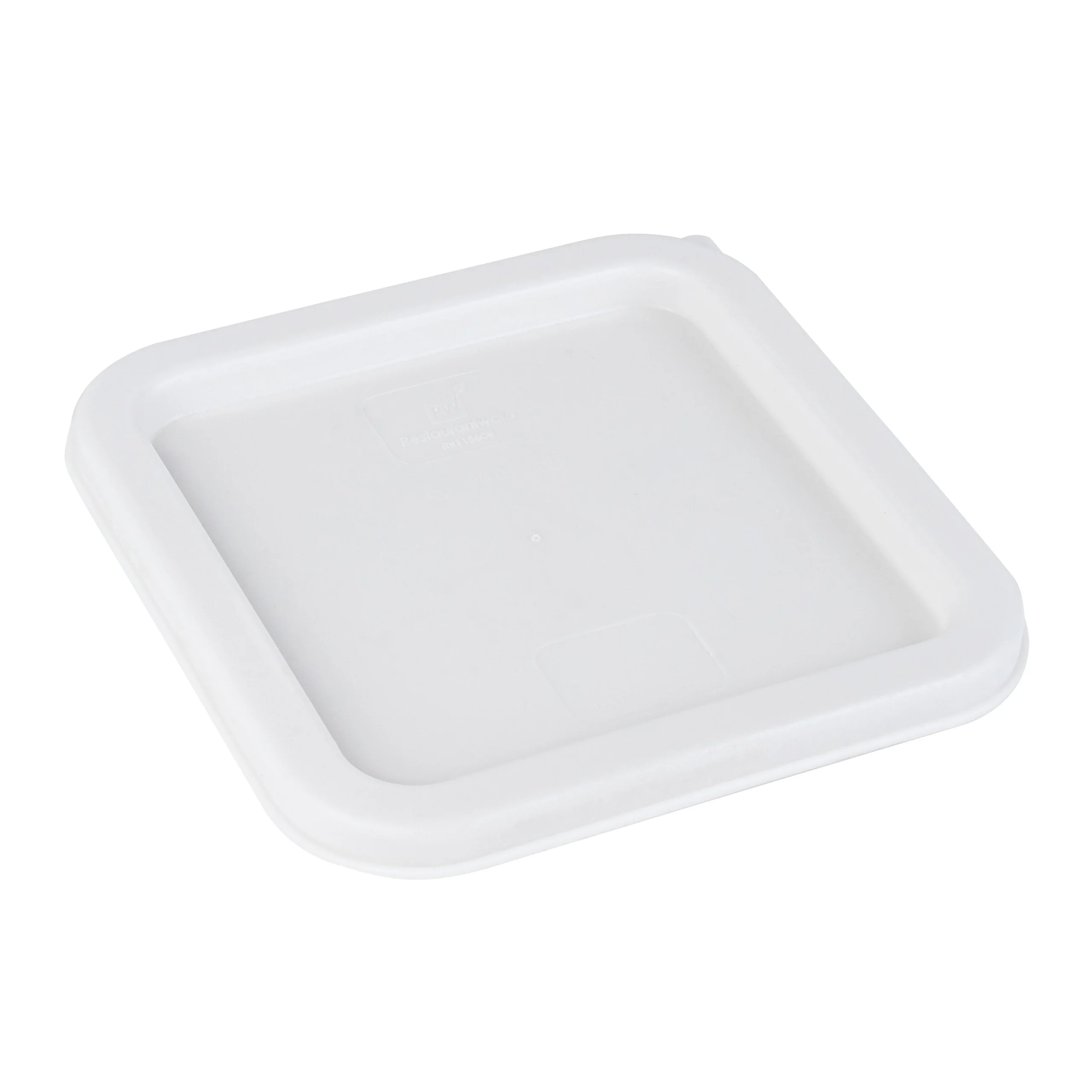 Lids, Met Lux, White, Plastic, Square, for 2 & 4 Quart Food Storage Container,10 - 1 EACH