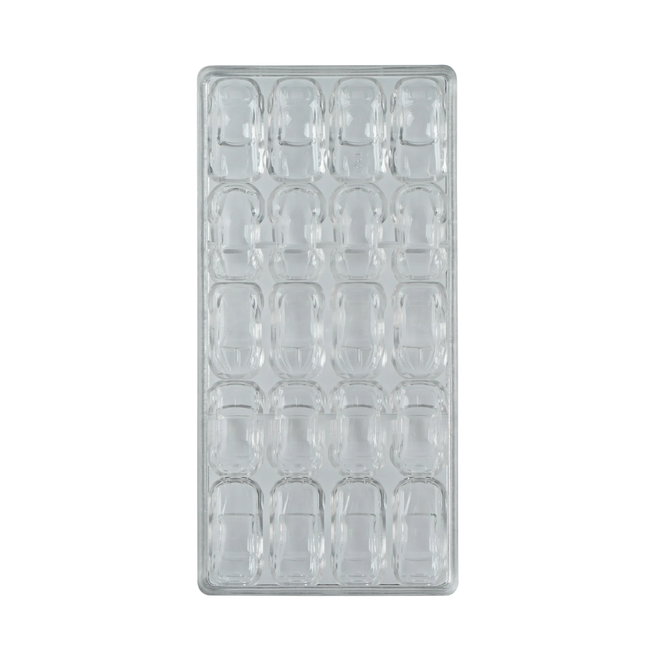 Molds, Candy & Chocolate, Pastry Tek 20-Compartment, 3D Car, Polycarbonate,10 - 1 EACH