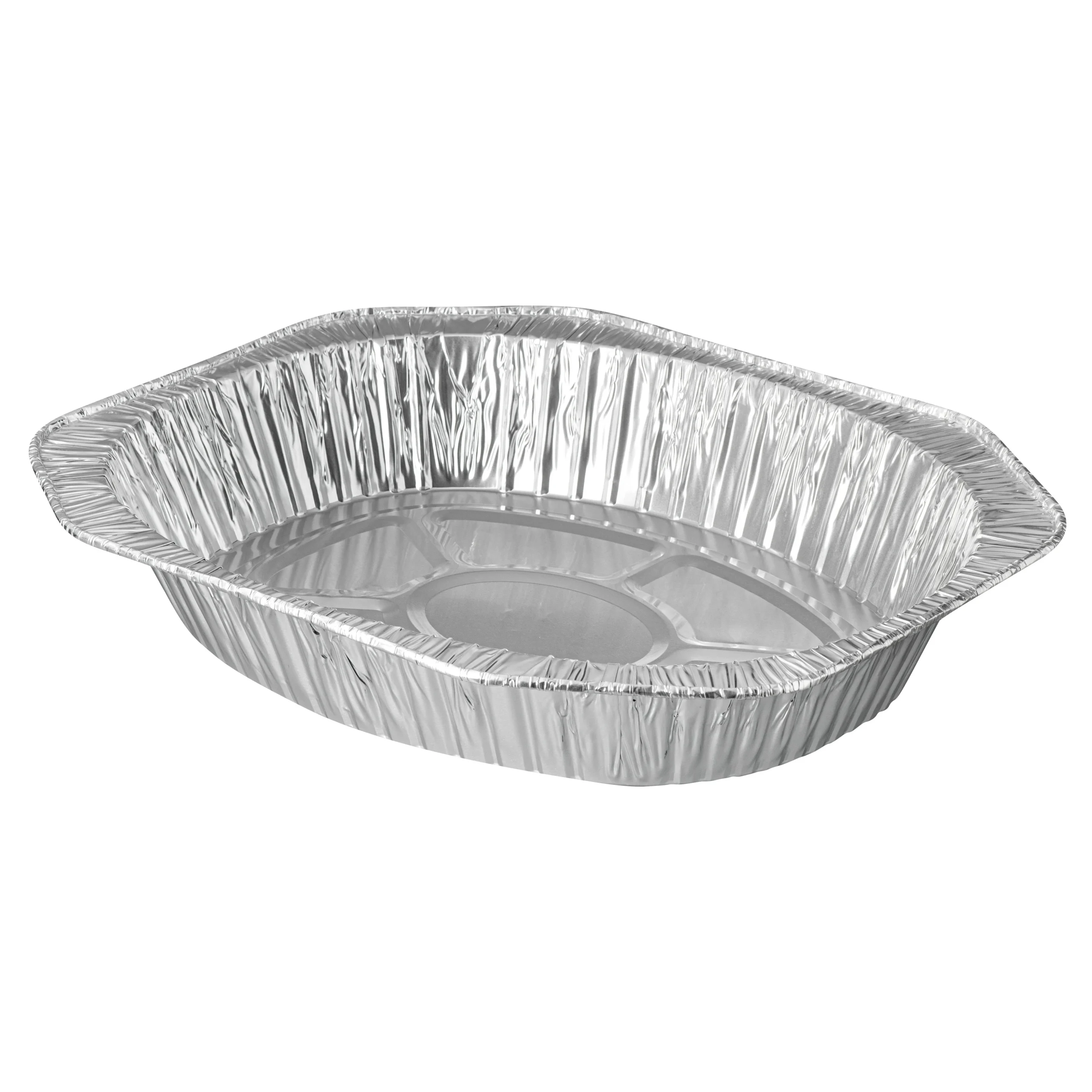 Pans, Roast, Foil Lux 17.50 x 14 x 3.25 Inch, Aluminum Foil, Oval,5 - 10 COUNT