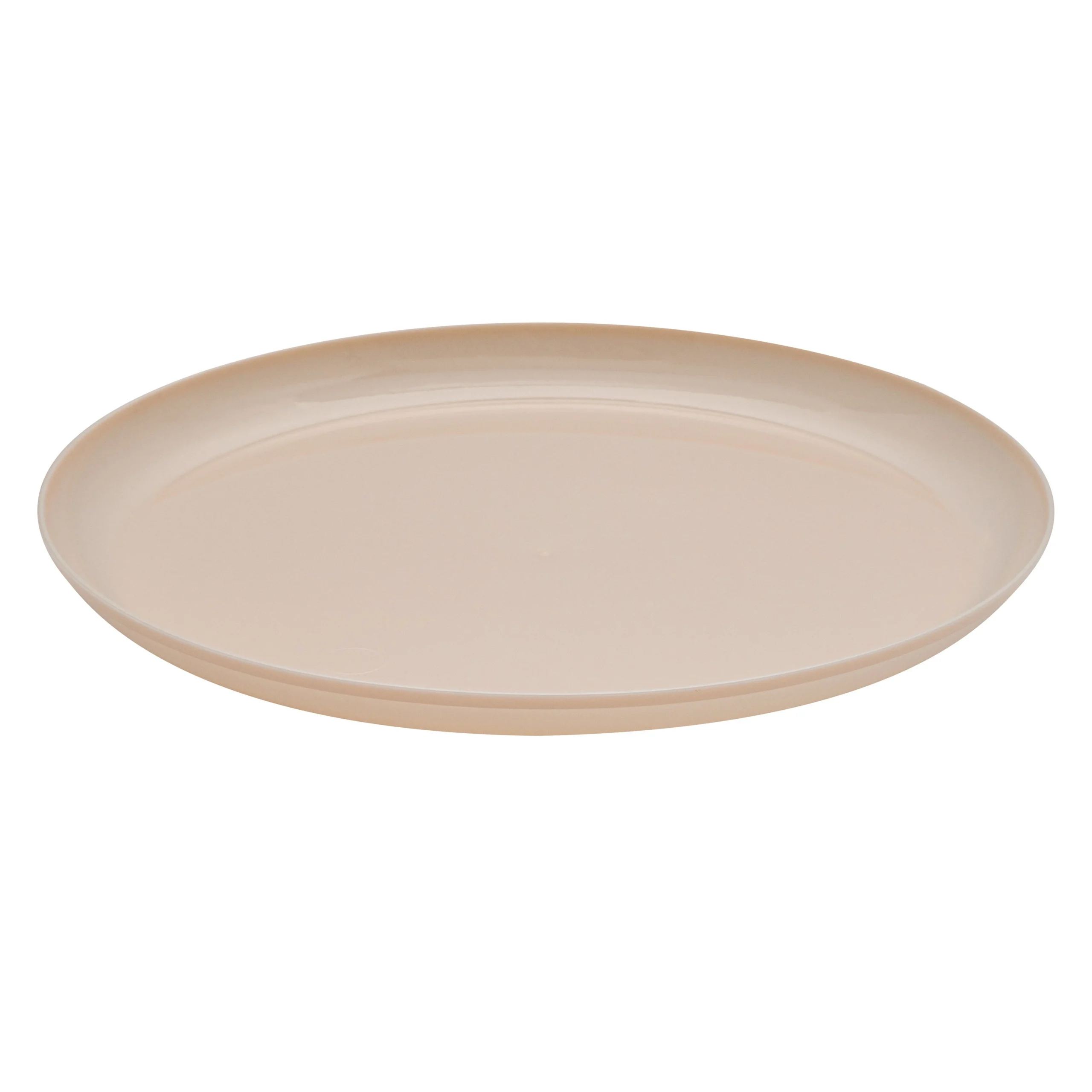 Plates, Moderna 8.50 x 0.50 Inch, Plastic, Light Pink, Round,40 - 1 EACH
