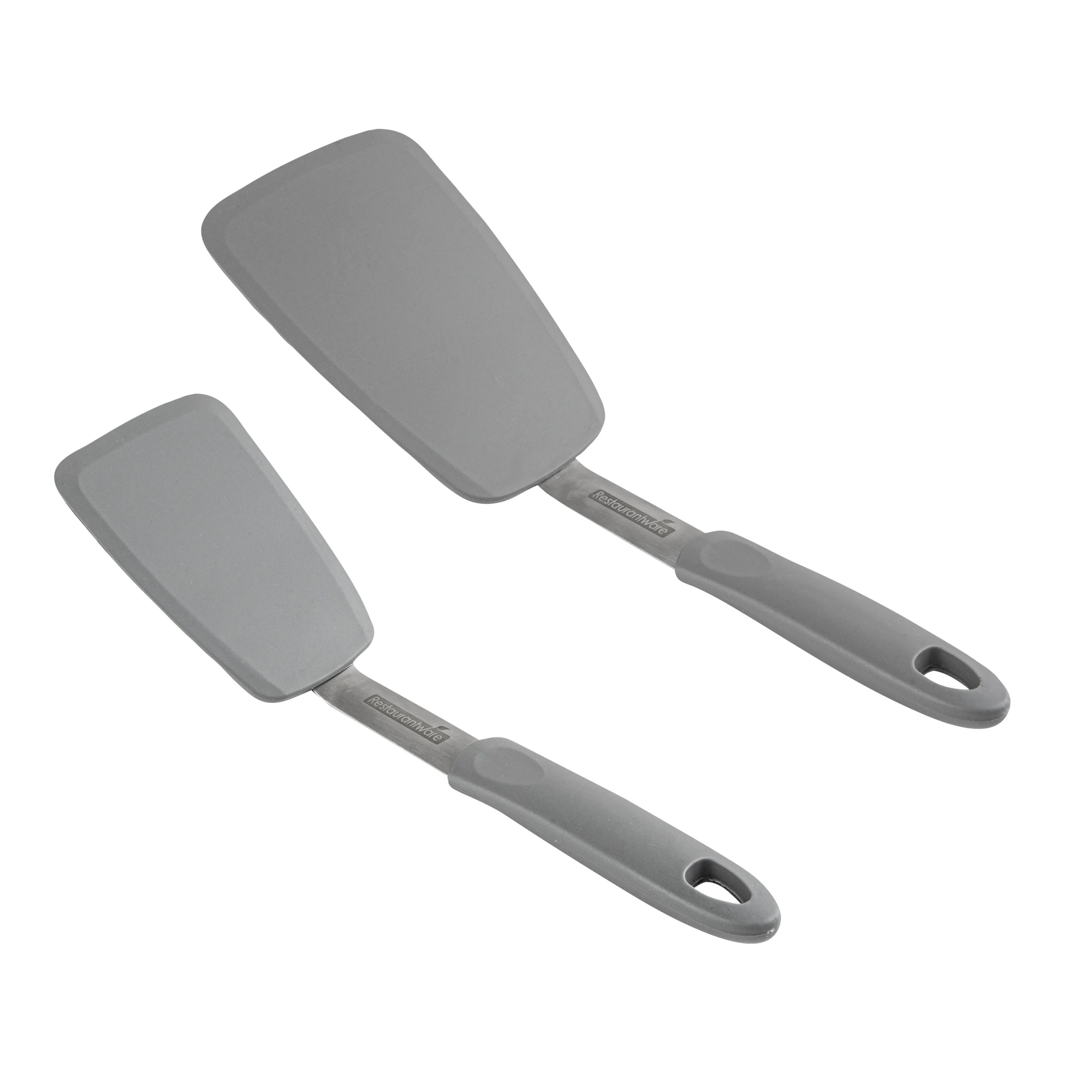 Turner, Solid, Comfy Grip 2-Piece, Gray, Silicone,1 - 2 PIECE