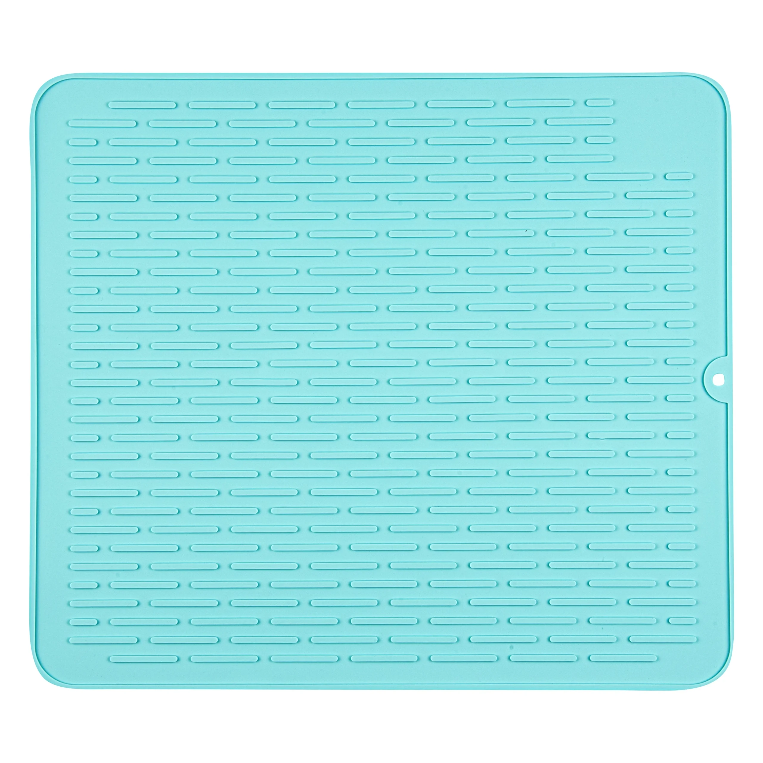 Mats, Dish Drying, Comfy Grip 17.75 x 15.75 Inch, Turquoise, Rectangular,1 - 1 EACH