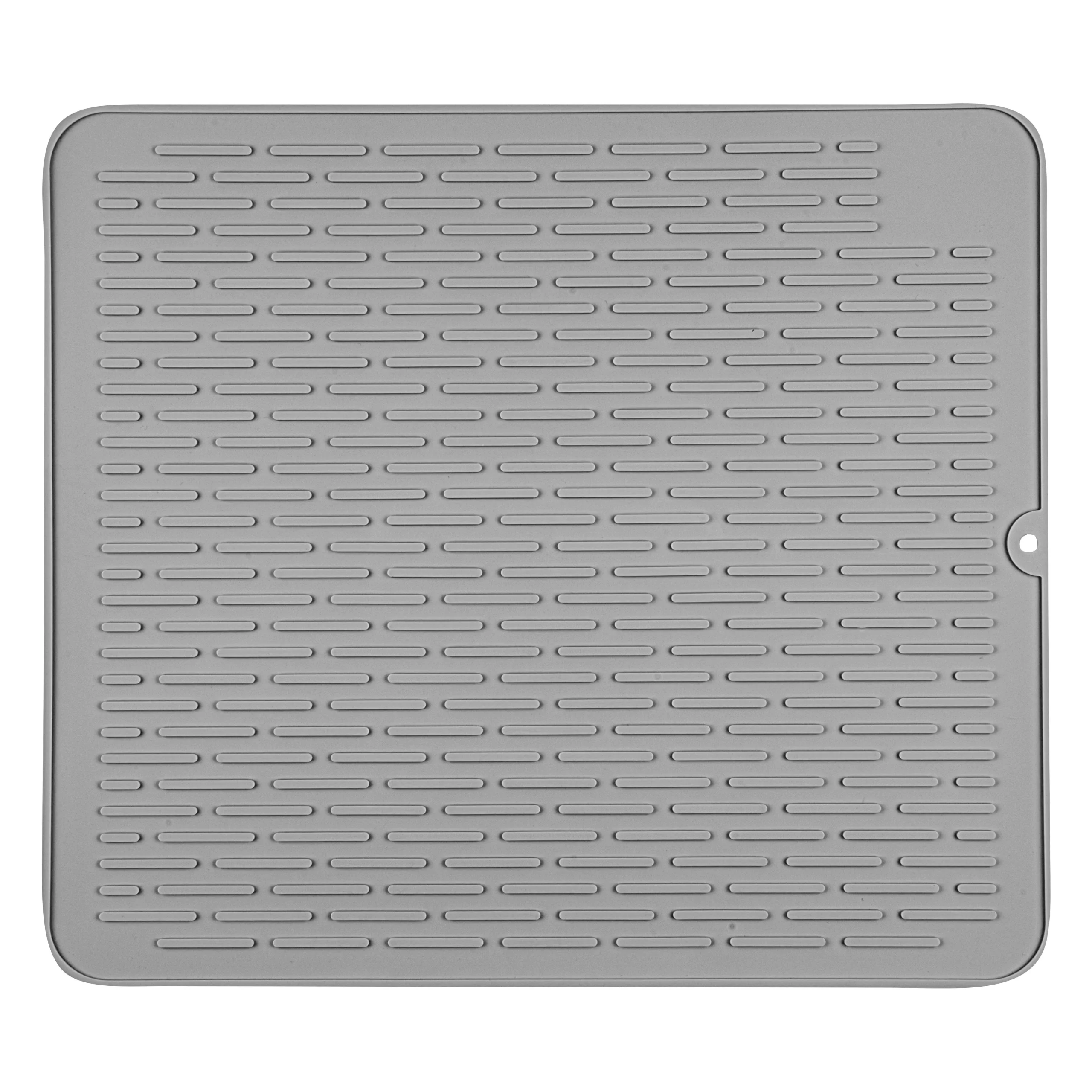 Mats, Dish Drying, Comfy Grip 17.75 x 15.75 Inch, Gray, Rectangular,1 - 1 EACH