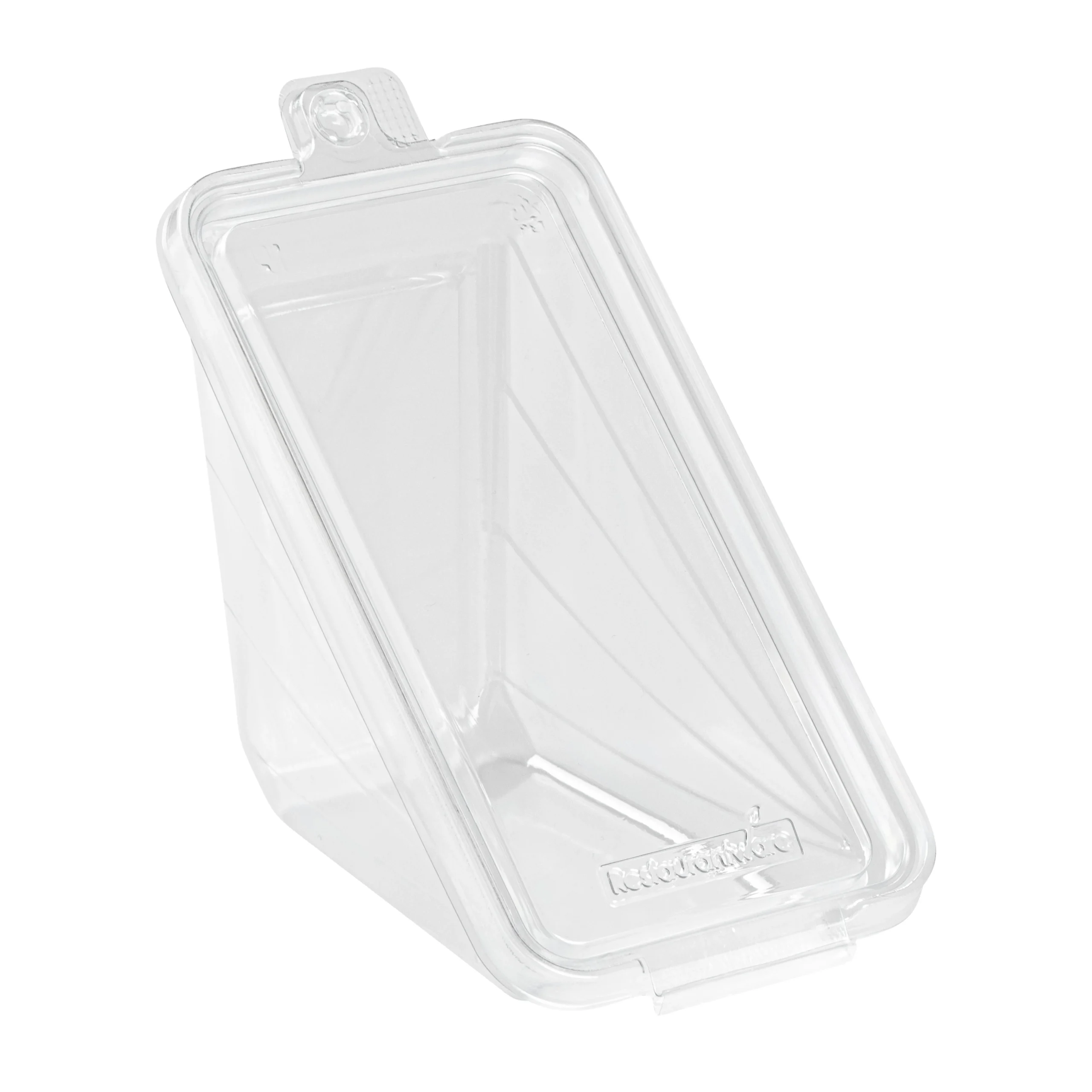 Container, Sandwich, Tamper Tek 7.25 x 4 x 3.50 Inch, Plastic, Clear, Wedge, 7.25 x 4 x 3.50 Inch, with Lid, Tamper-Evident,100 - 1 EACH