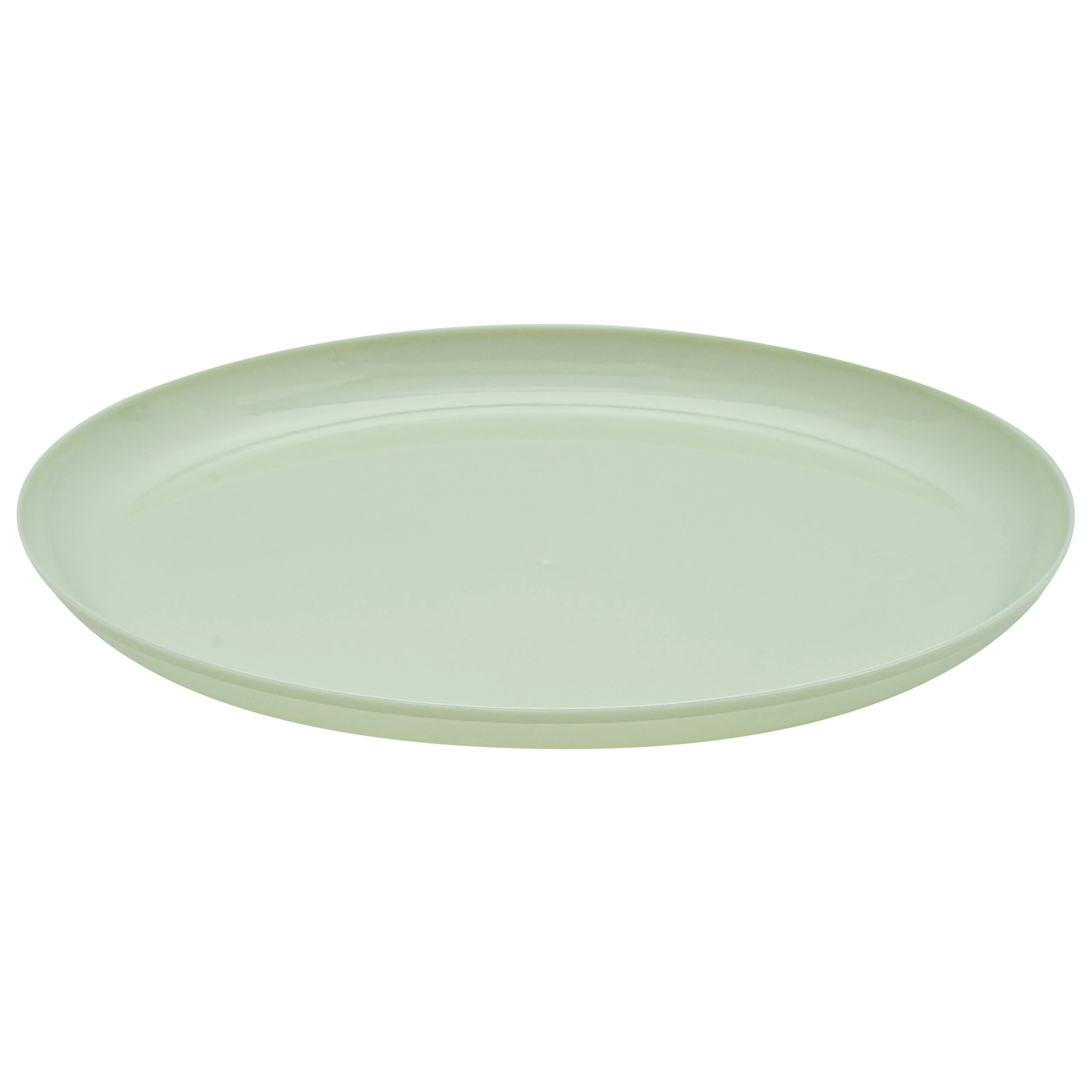 Plates, Moderna 8.50 x 0.50 Inch, Plastic, Mint Green, Round,5 - 40 COUNT