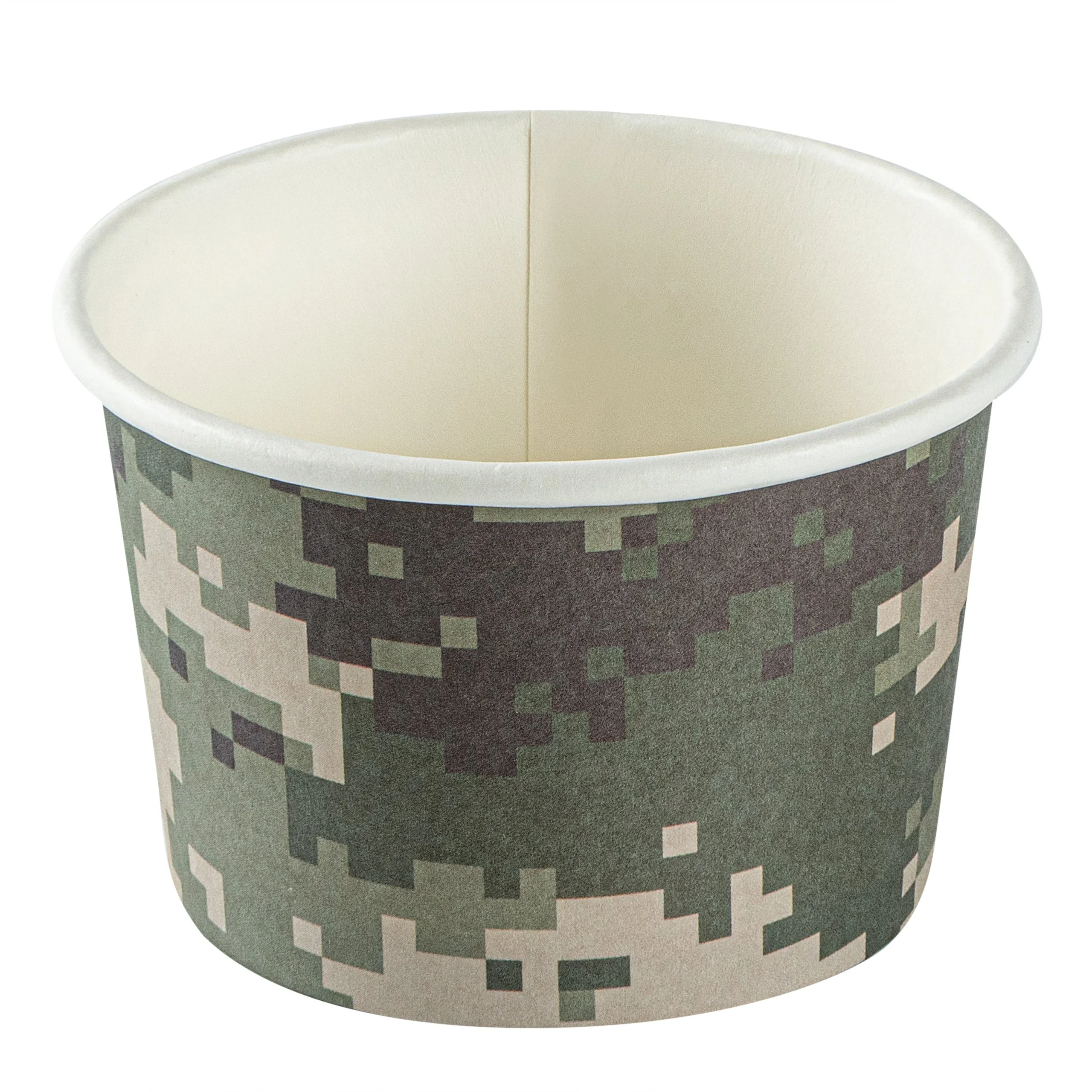 Cups, To-Go, Coppetta 4 Ounce, Paper, Camouflage, 3 x 3 x 2.50 Inch,4 - 50 COUNT