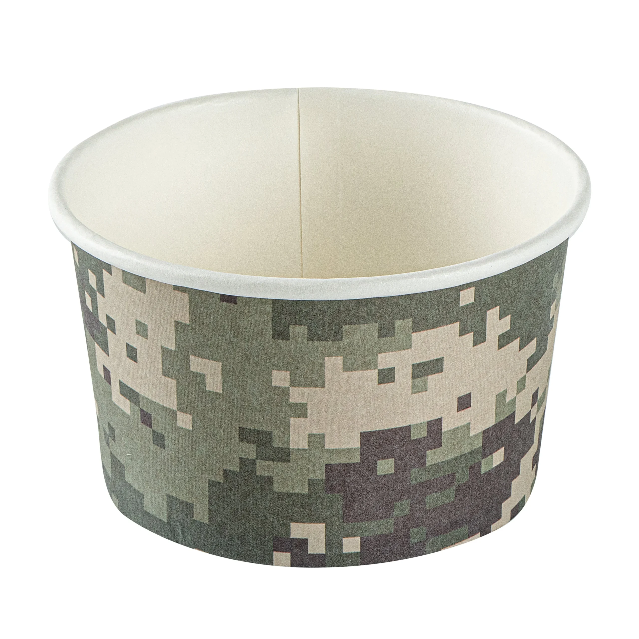 Cups, To-Go, Coppetta 5 Ounce, Paper, Camouflage, 3 x 3 x 2.50 Inch,4 - 50 COUNT