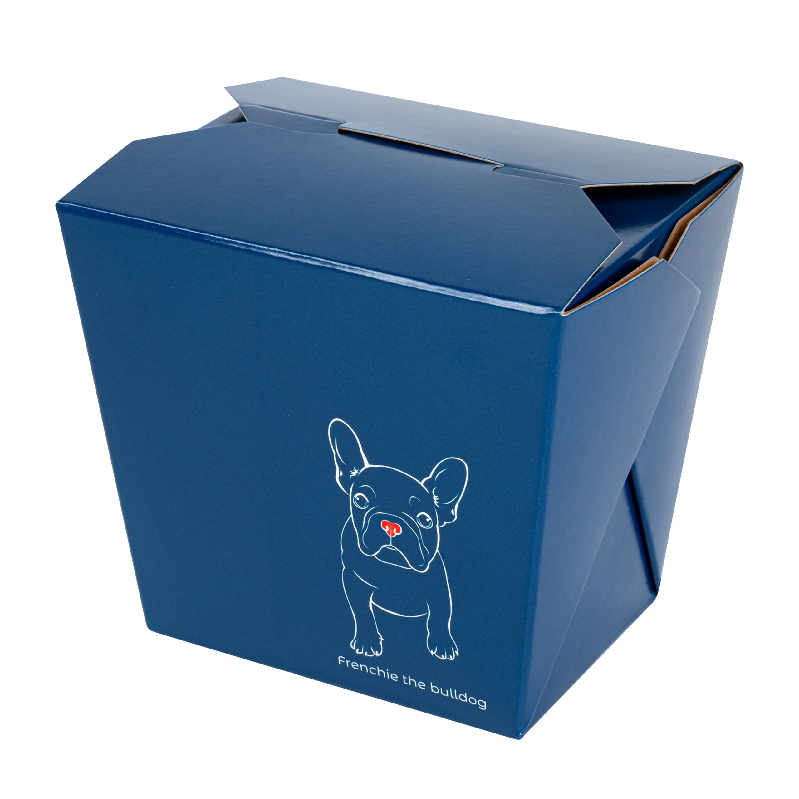 Containers, Noodle Take-Out, Bio Tek 16 Ounce, Paper, Frenchie, Square,4 - 50 COUNT