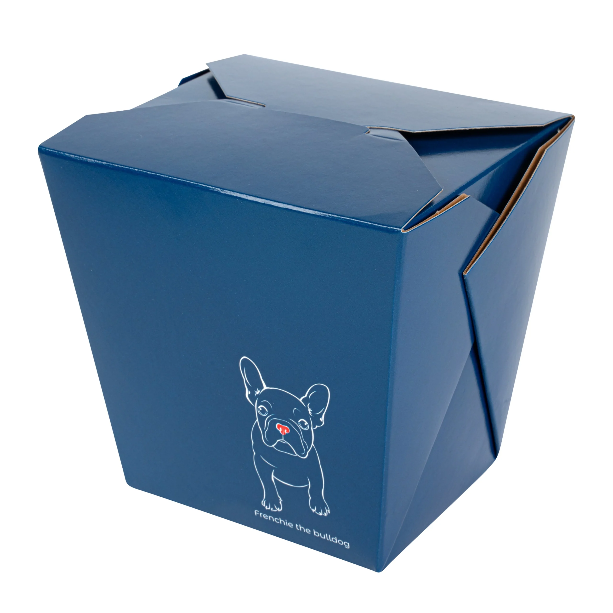 Containers, Noodle Take-Out, Bio Tek 26 Ounce, Paper, Frenchie, Square,4 - 50 COUNT