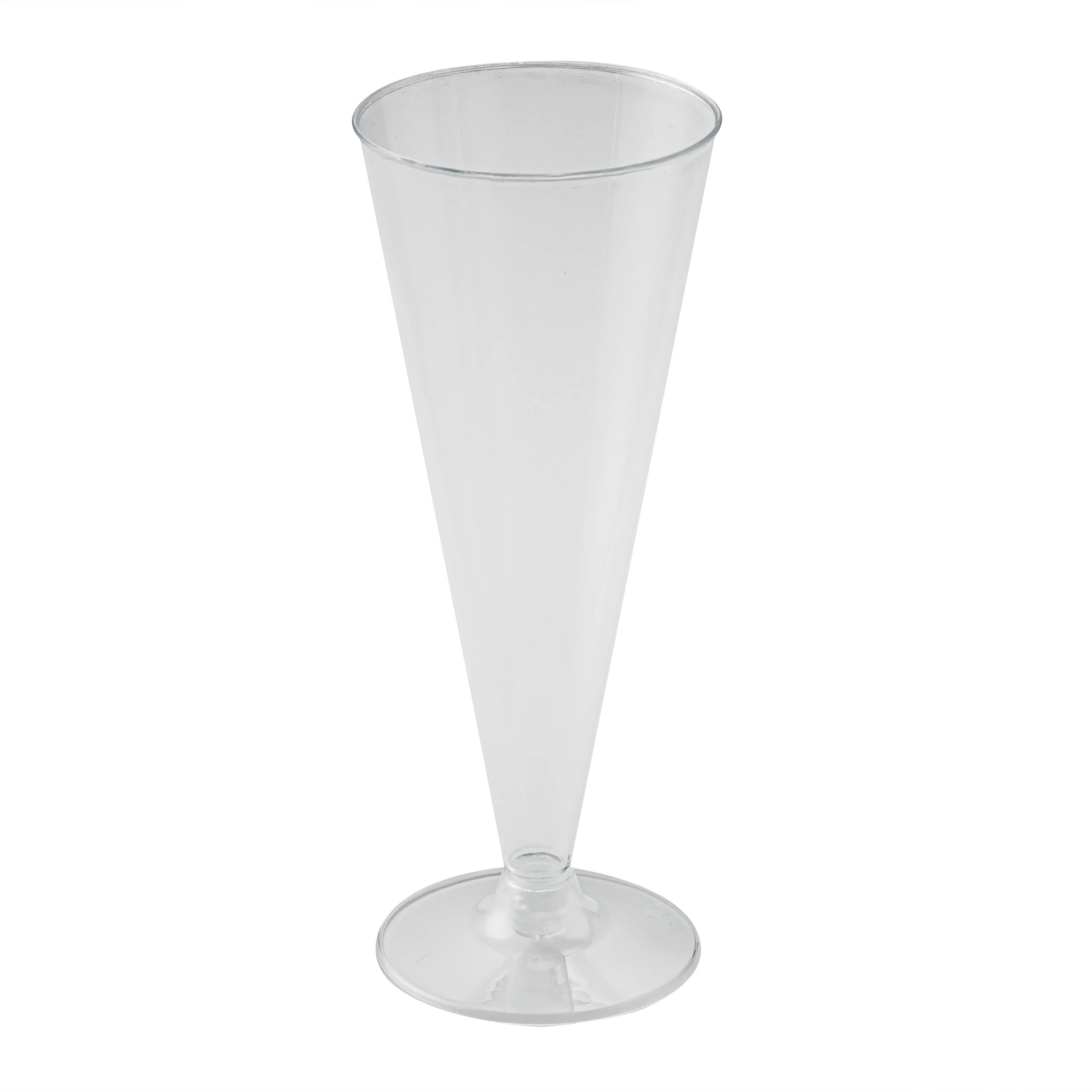 Flutes, Champagne, RW Base, 7 Ounce, 2.75 x 2.75 x 6.75 Inch, Plastic,5 - 20 COUNT