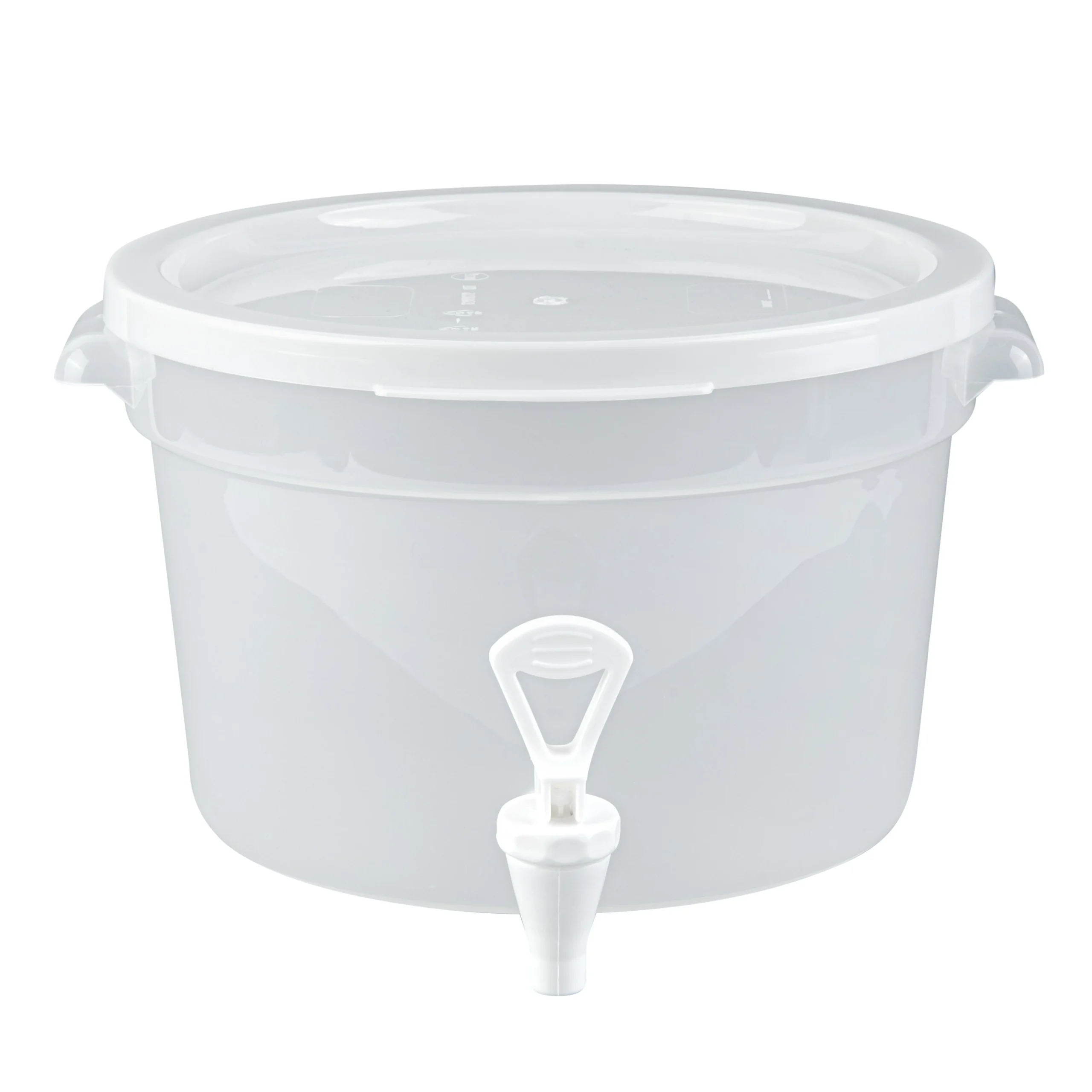 Dispensers, Beverage, Bev Tek 3 Gallon, Round, Clear, Plastic, 12.50 x 12.50 x 8.75 Inch,4 - 1 EACH