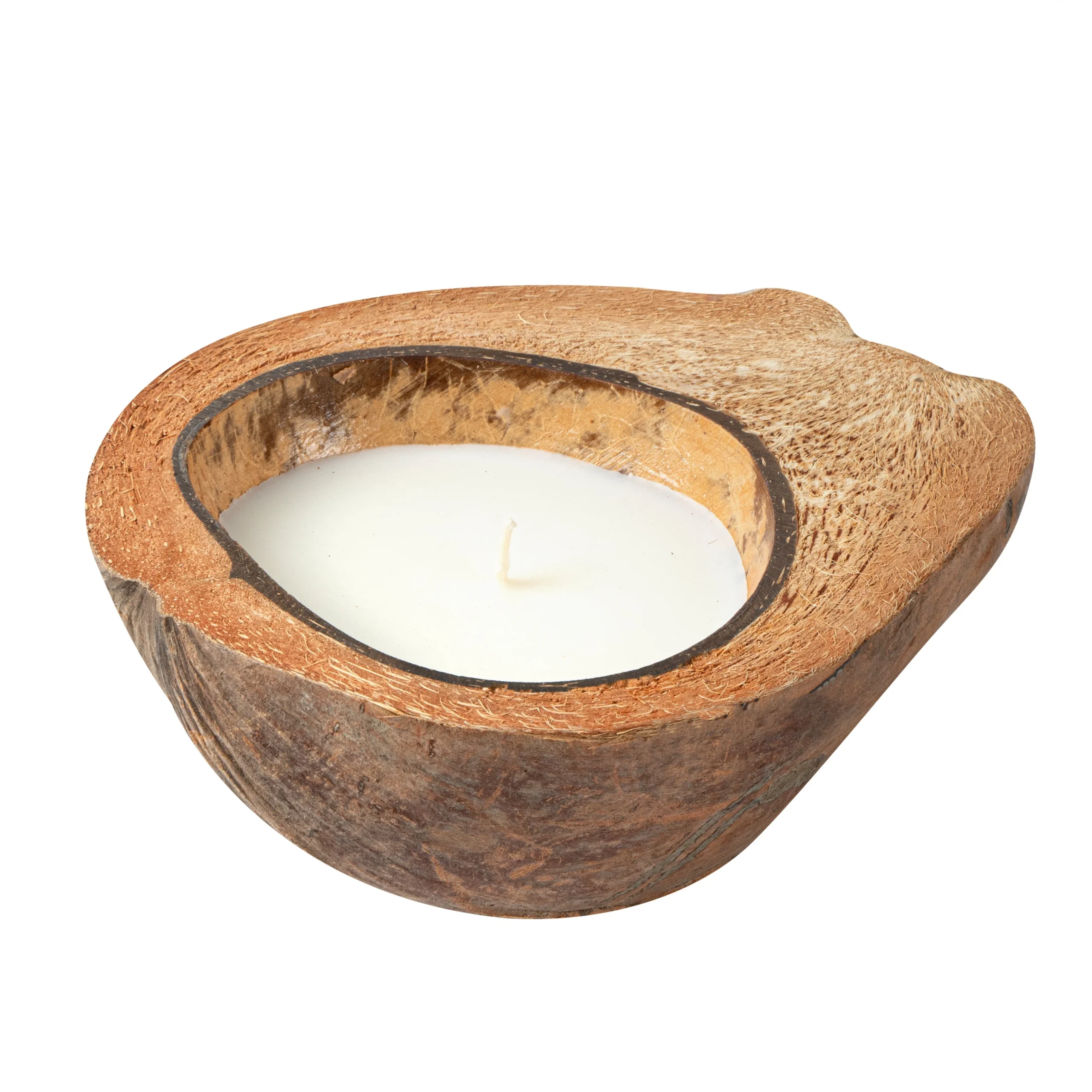 Candle, Coco Casa, 6.50 x 6.50 x 2.50 Inch, Coconut Shell Husk, Jasmine,10 - 1 EACH