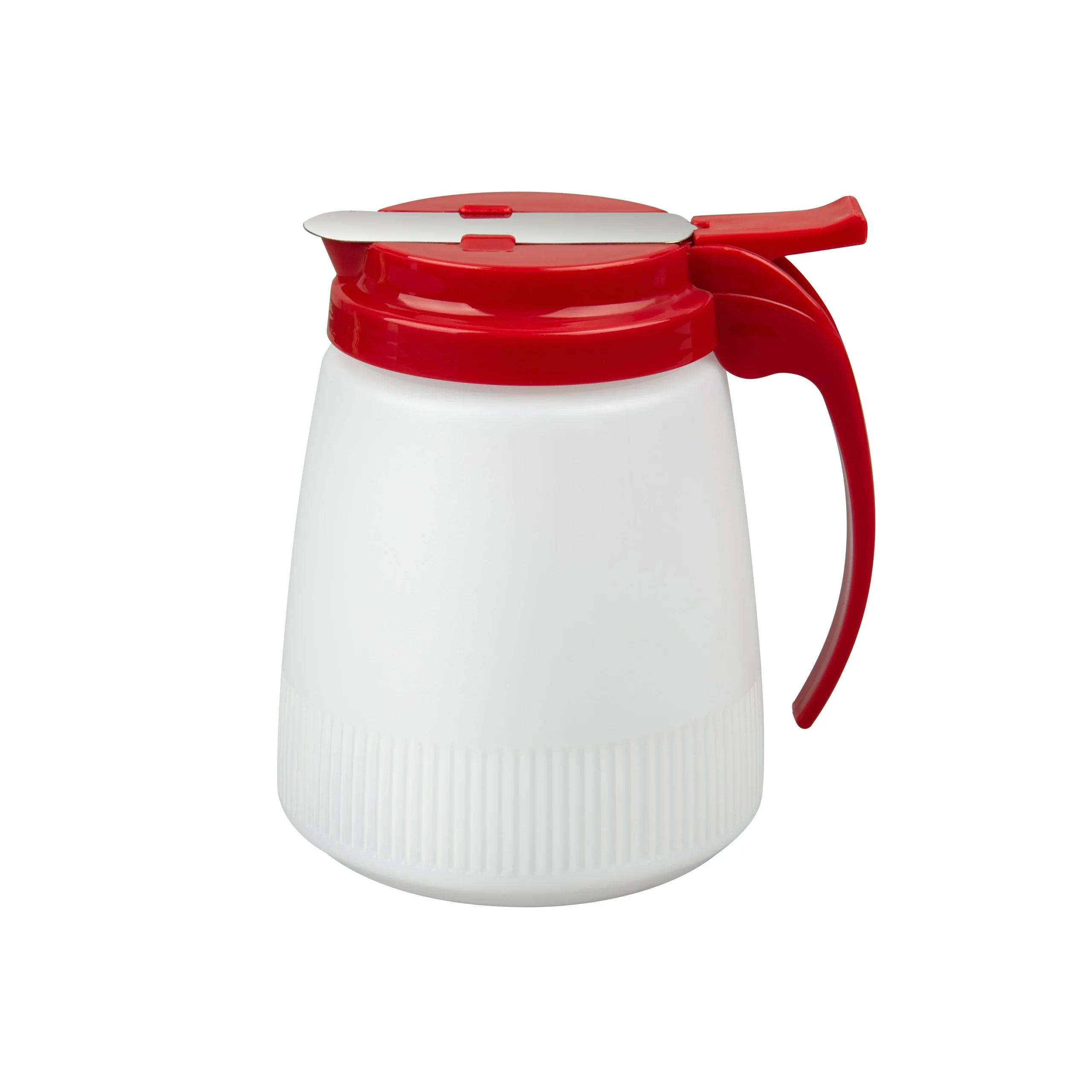 Dispensers, Syrup, RW Base, 32 Ounce, Red, Plastic, 5.50 x 4.50 x 5.75 Inch,10 - 1 EACH