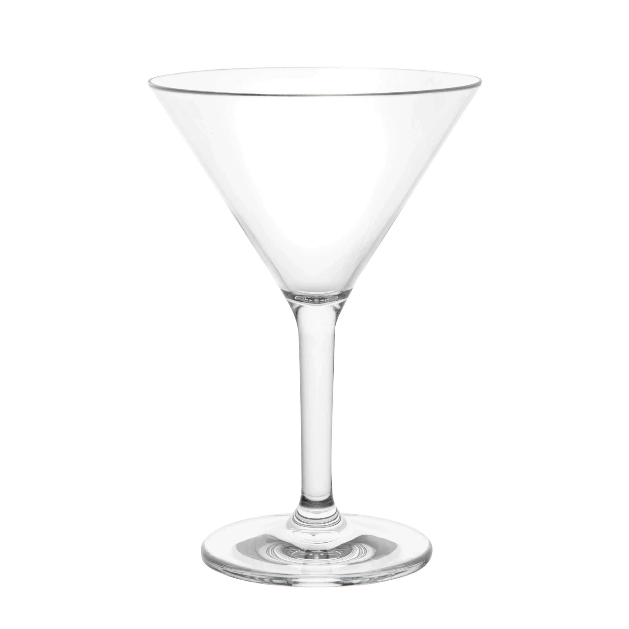 Glasses, Martini, Bev Tek, 10 Ounce, 4.50 x 4.50 x 6.50 Inch, Polycarbonate,4 - 6 COUNT