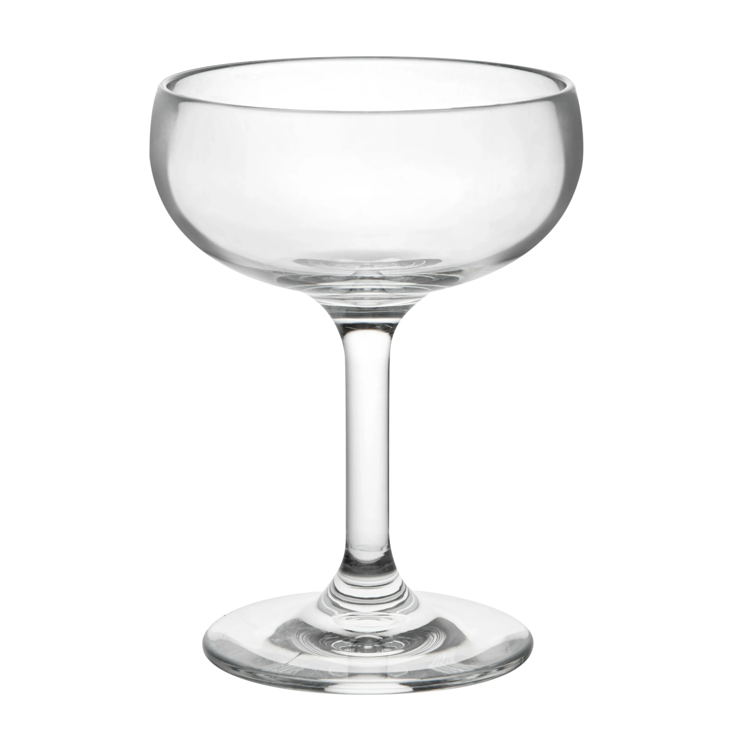 Glasses, Coupe Champagne, Bev Tek, 7 Ounce, 3.75 x 3.75 x 5 Inch, Polycarbonate,8 - 6 COUNT
