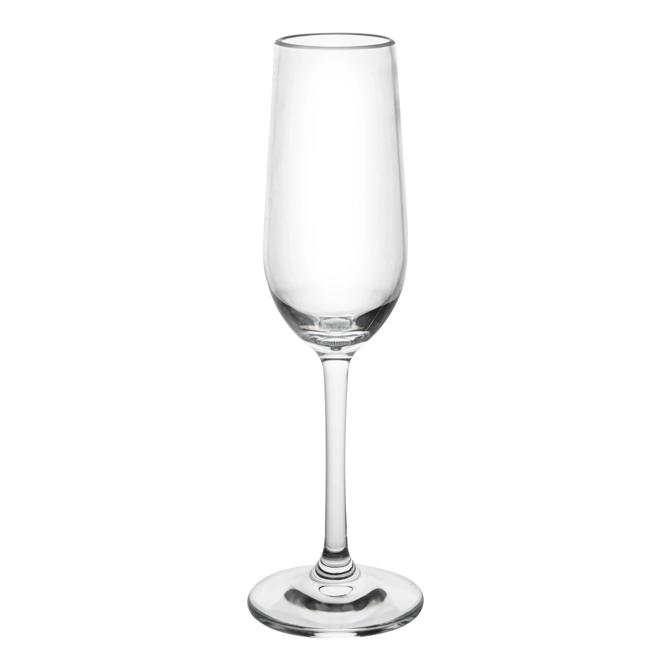 Flutes, Champagne, Bev Tek, 6 Ounce, 2.75 x 2.75 x 8.75 Inch, Polycarbonate,8 - 6 COUNT