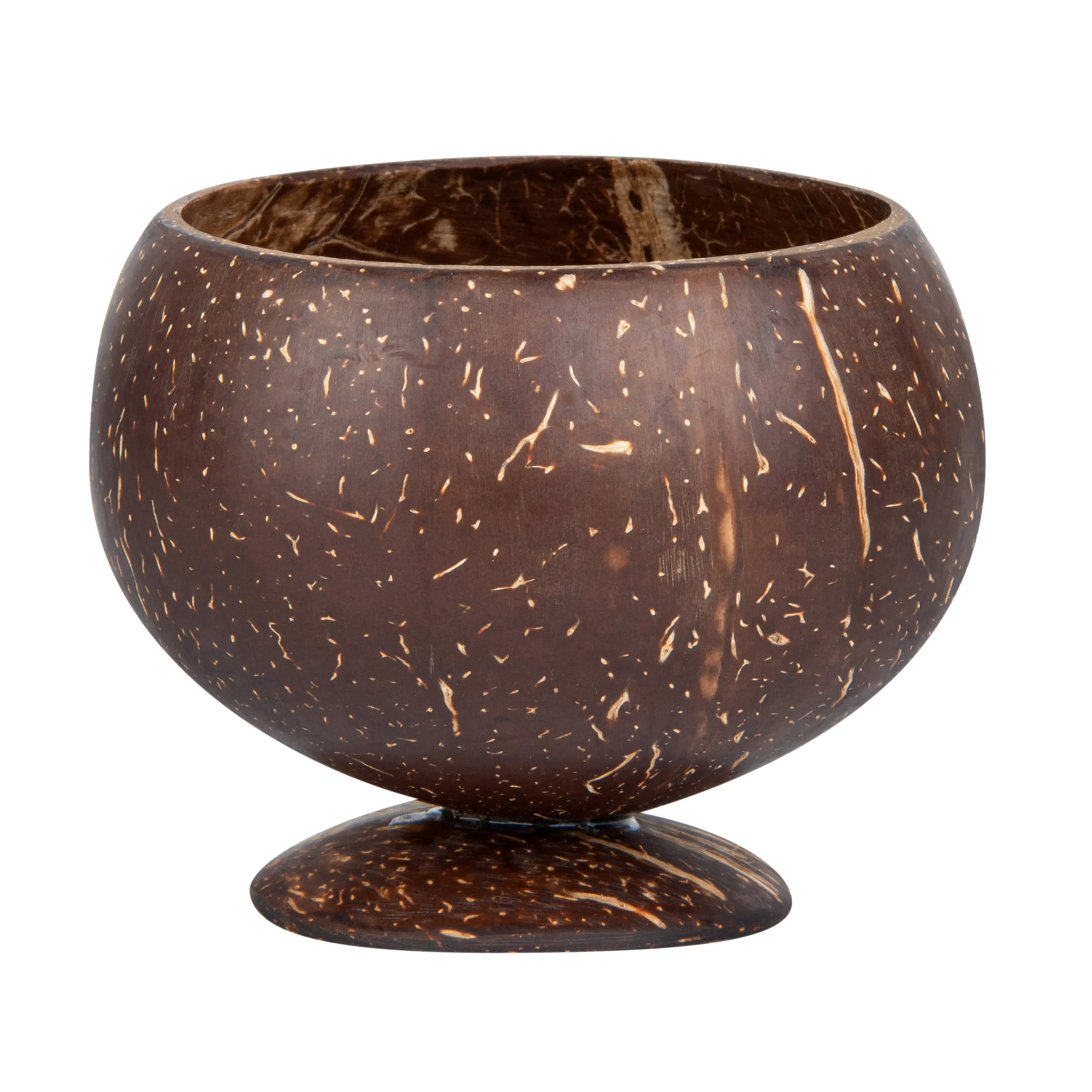 Cups, Cocktail, Coco Casa Coconut Shell, 10 Ounce, 4 x 4 x 3.25 Inch,10 - 4 COUNT