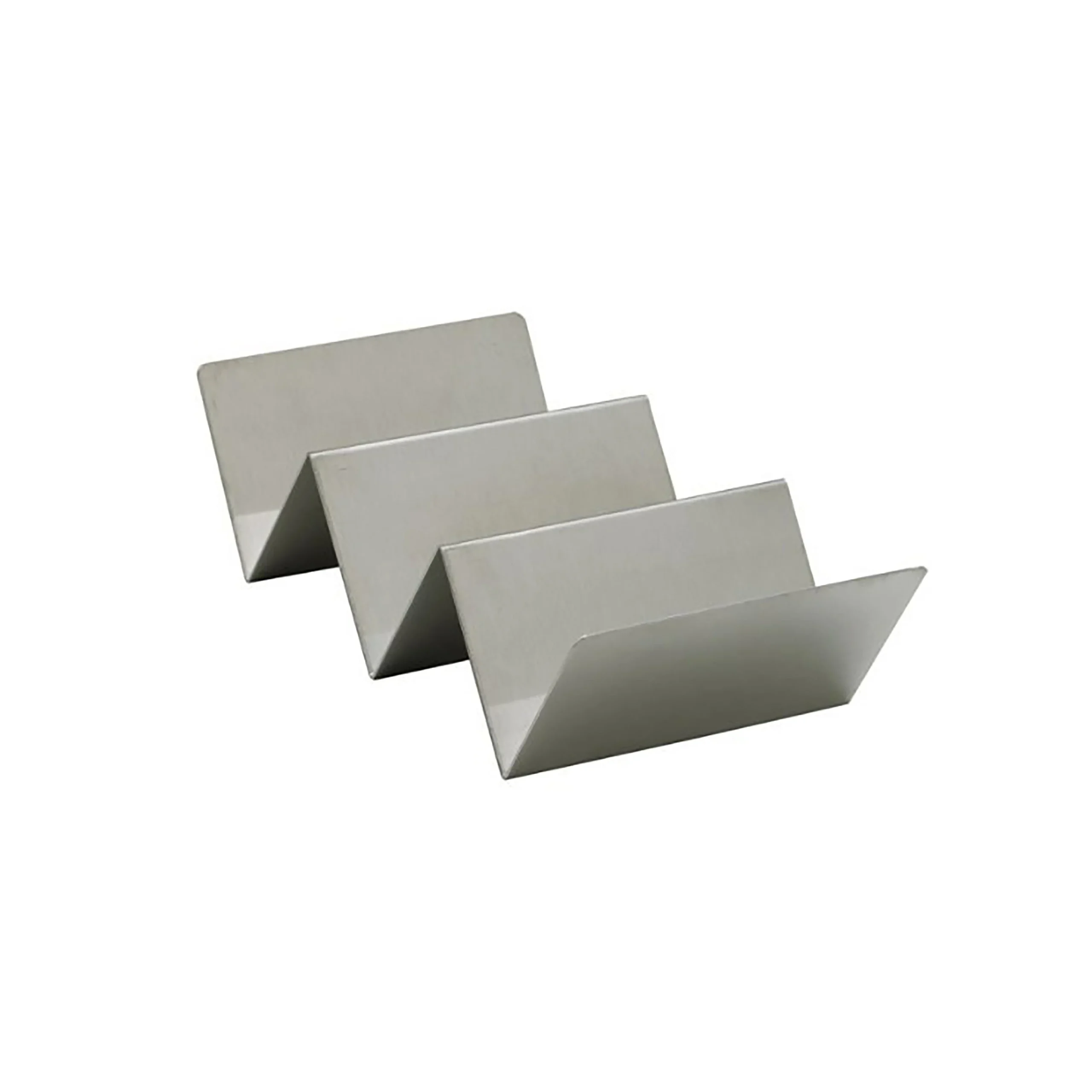 Holders, Taco, 7.87 x 3.93 x 1.96 Inch, Stainless Steel, Holds 2 or 3 Tacos,6 - 1 EACH