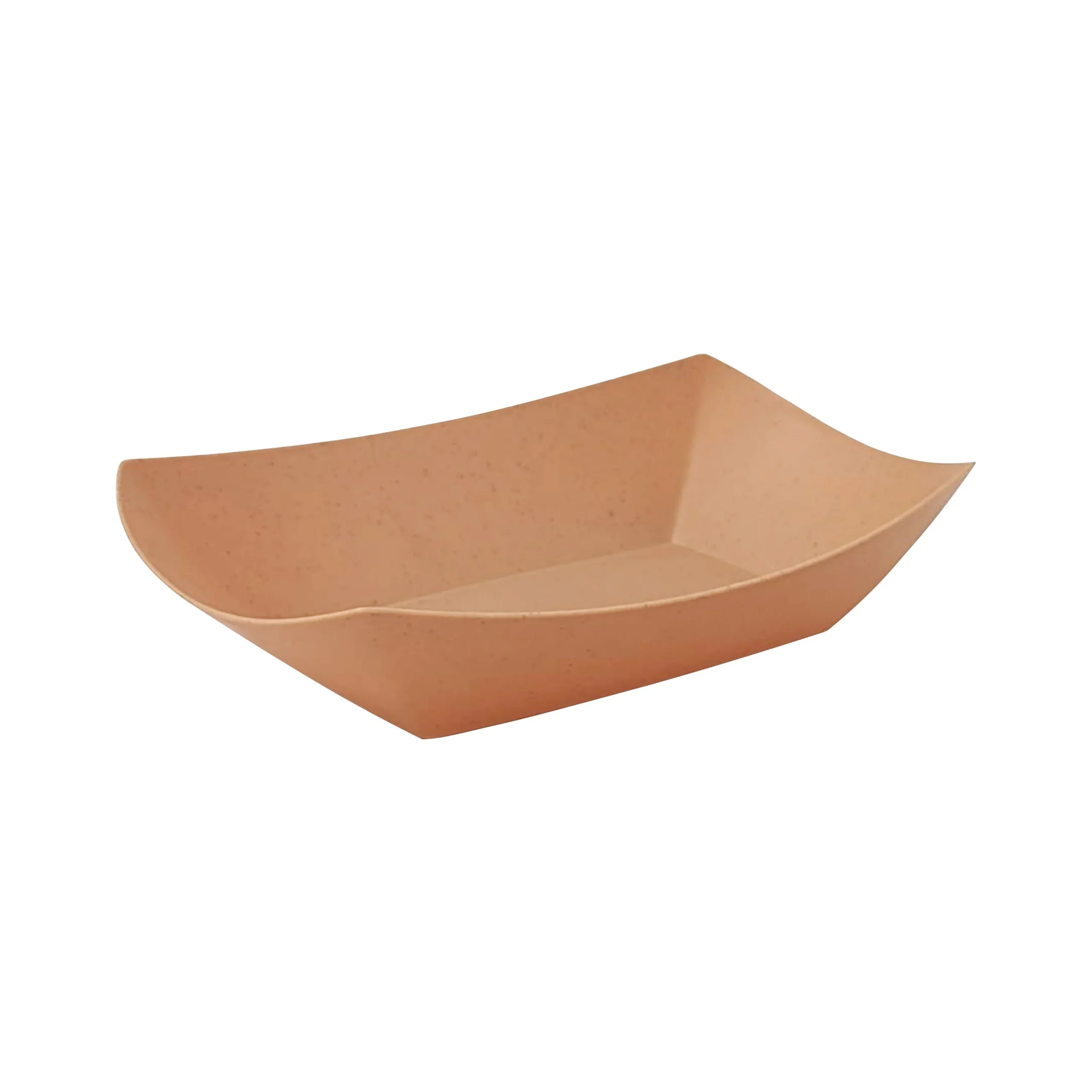 Trays, Food, Huskly 8.60 x 6.10 x 1.60 Inch, Beige, Husk Composite, Reusable,10 - 1 EACH