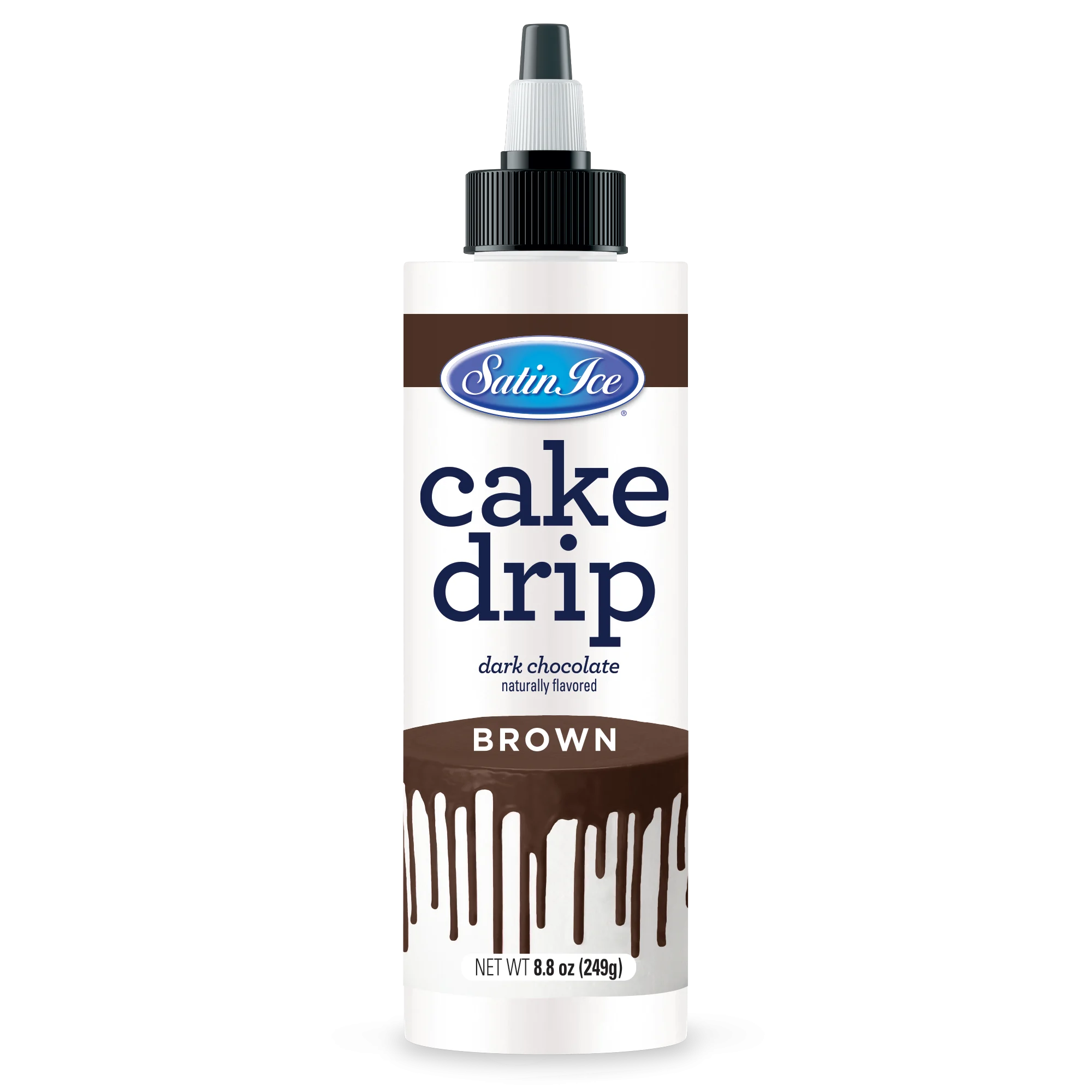 Icing, Cake Drip, Brown,3 - 8.8 OUNCE