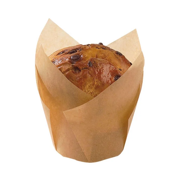 Cups, Baking, 3 Ounce, Paper Tulip, Brown,24 - 24 COUNT