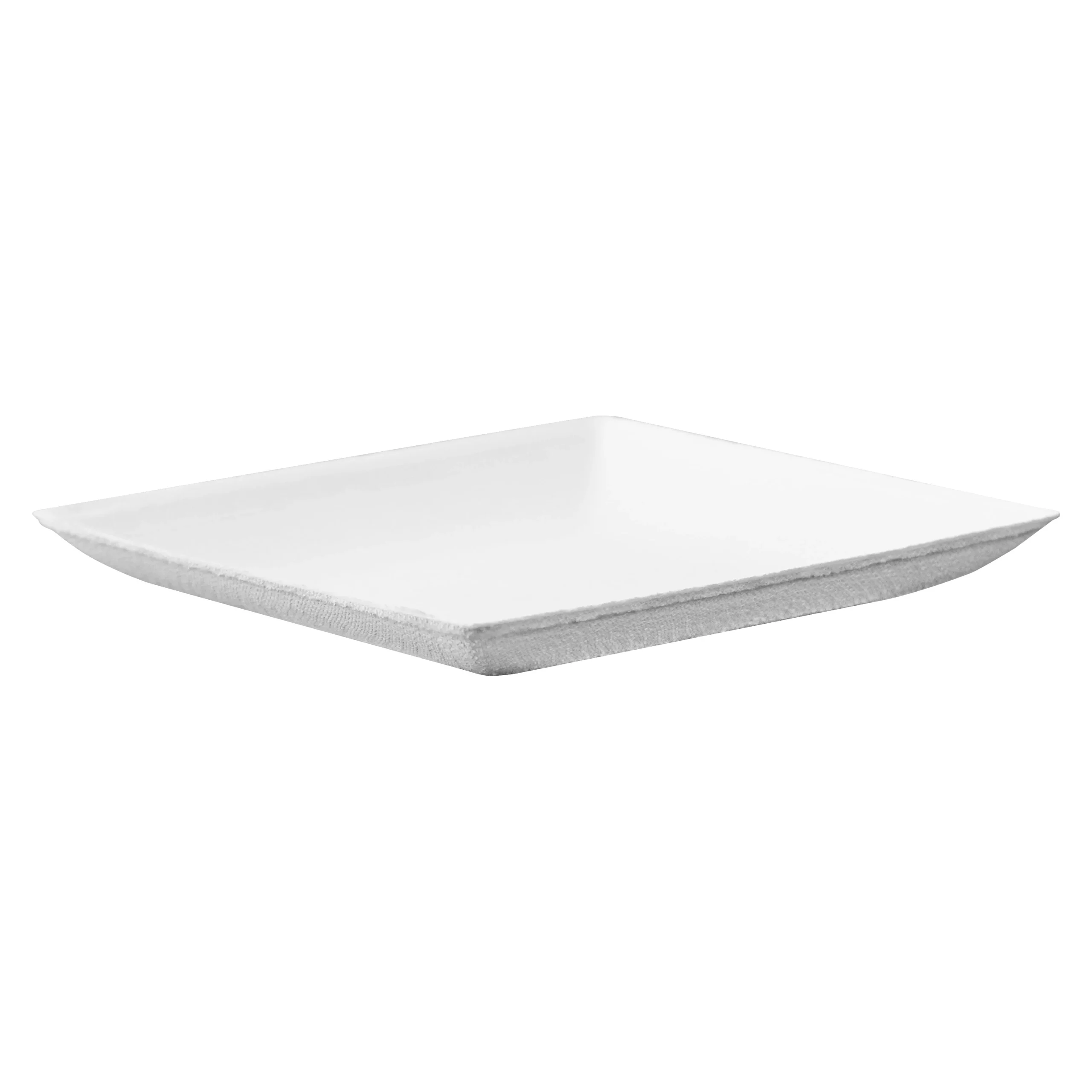 Plates, Bio N Chic 4.30 x 4.30 x 0.48 Inch, Sugarcane, White,100 - 1 EACH