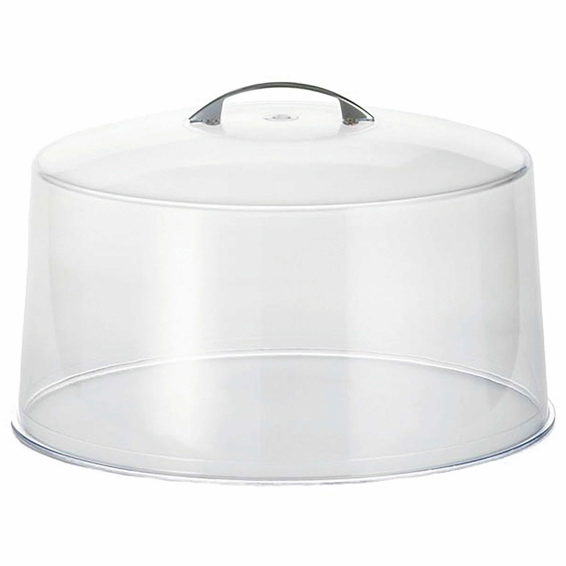 Covers, Cake, 12 Inch, Clear, with Metal Handle, 12 Linear Inch,6 - 1 EACH