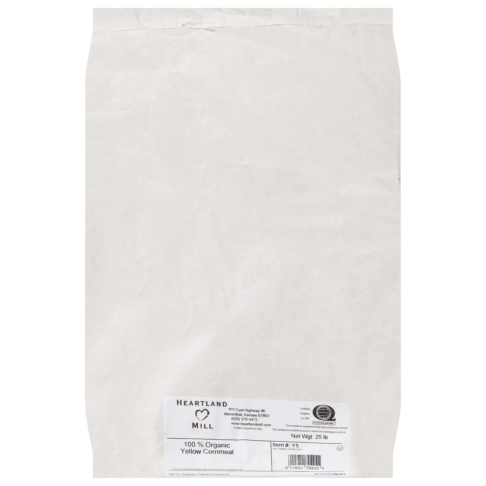 Corn Meal, Yellow, Bulk,1 - 25 POUND