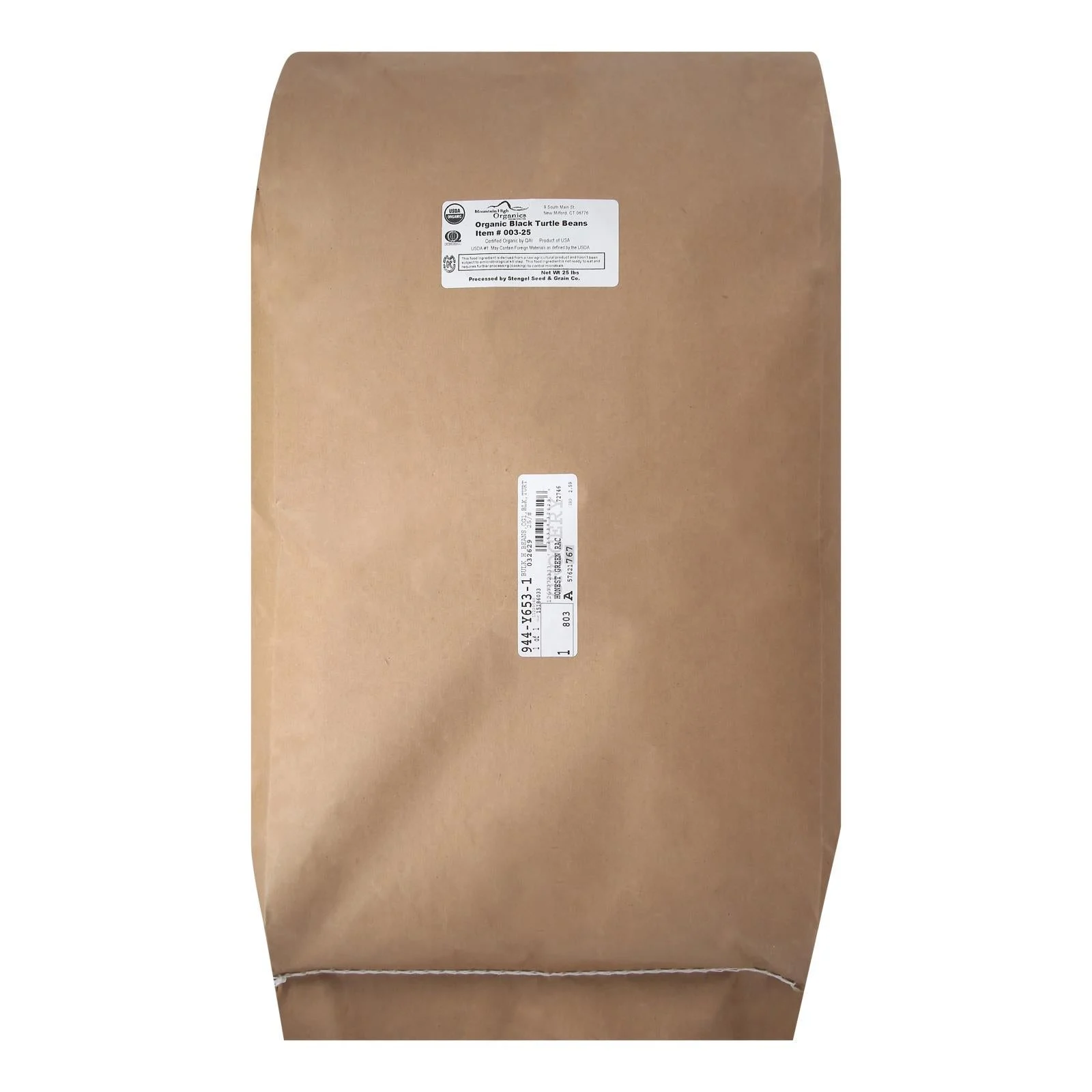 Beans, Black Turtle, Bulk,1 - 25 POUND