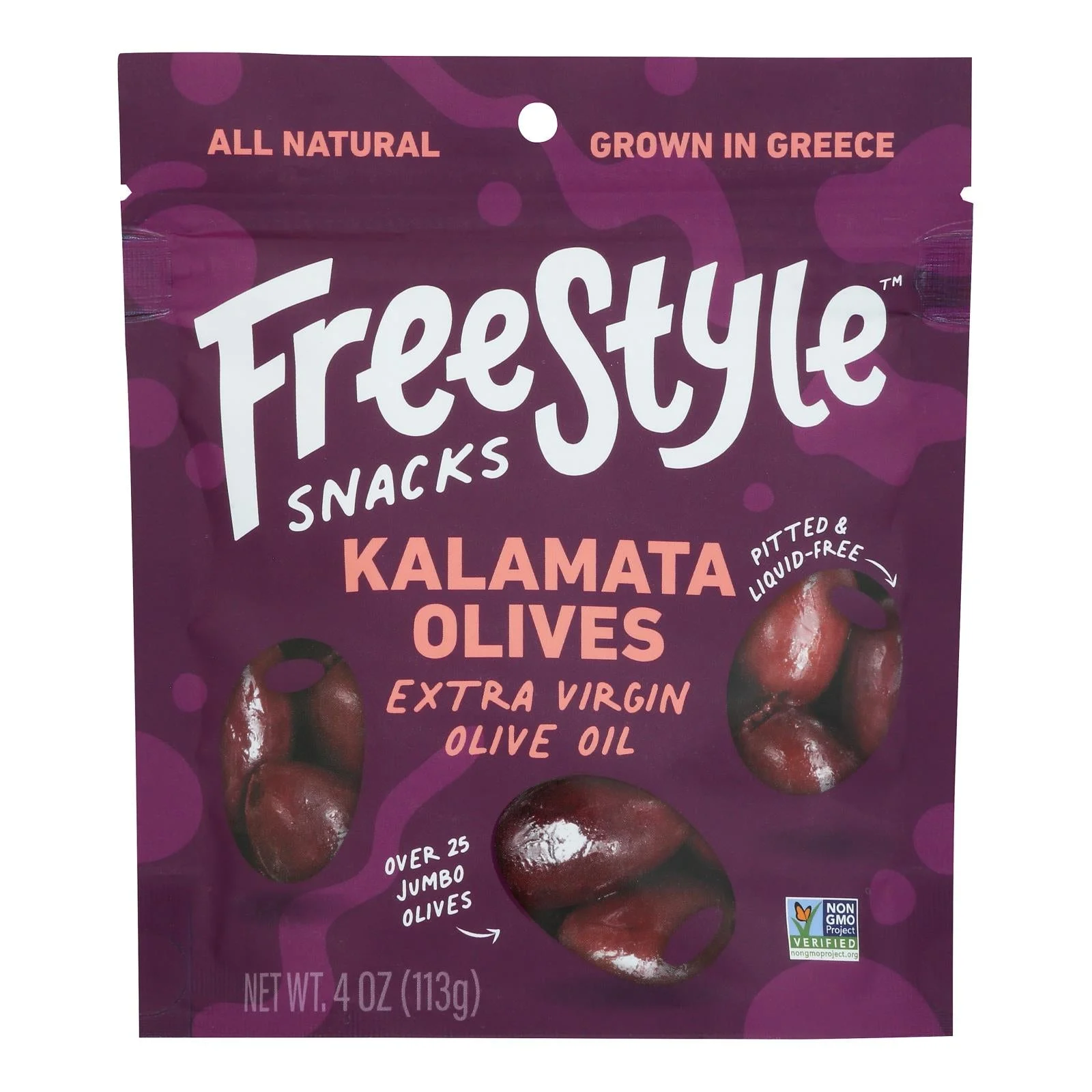 Olives, Kalamata, Extra Virgin Olive Oil, Pitted,6 - 4 OUNCE