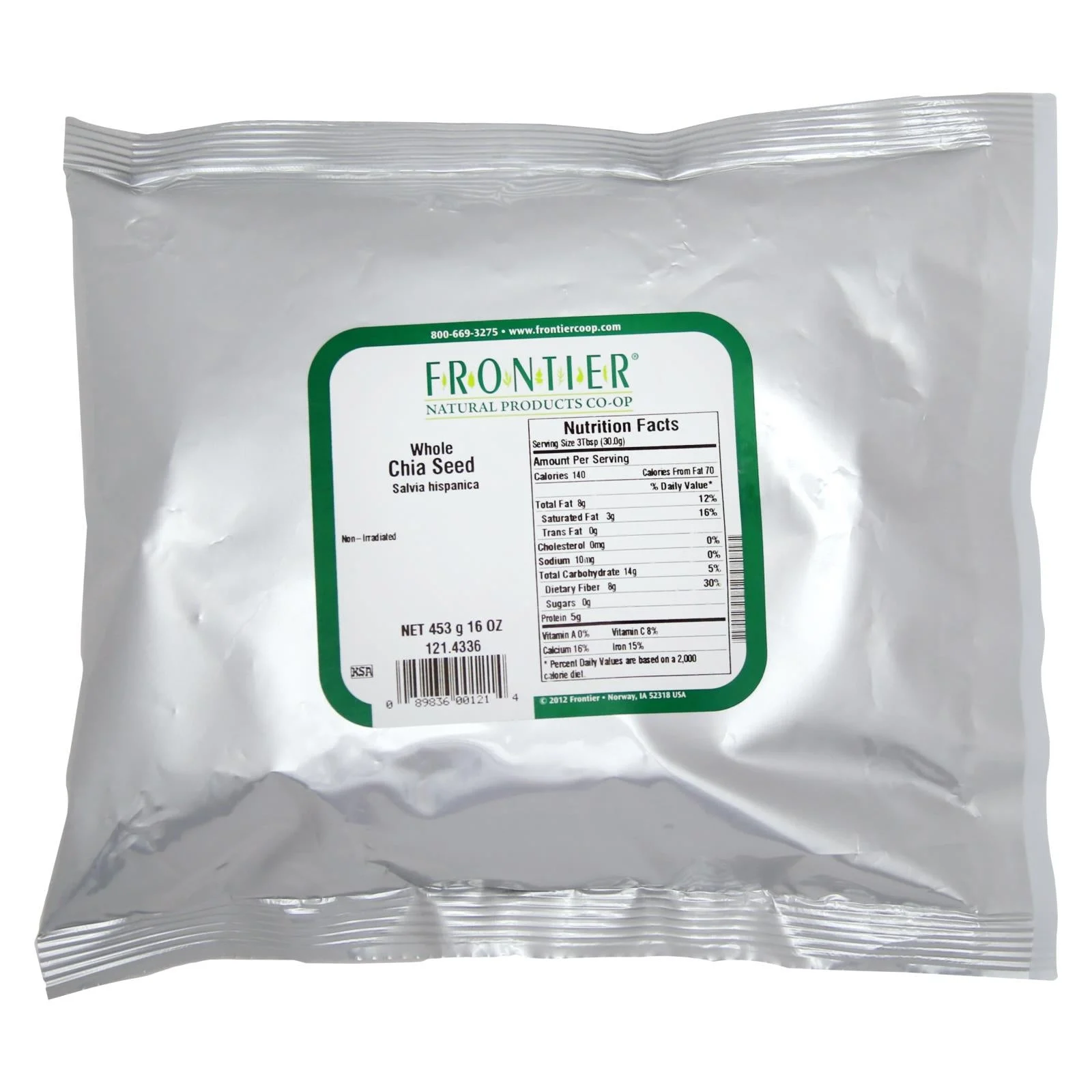 Seeds, Chia, Whole,1 - 1 POUND