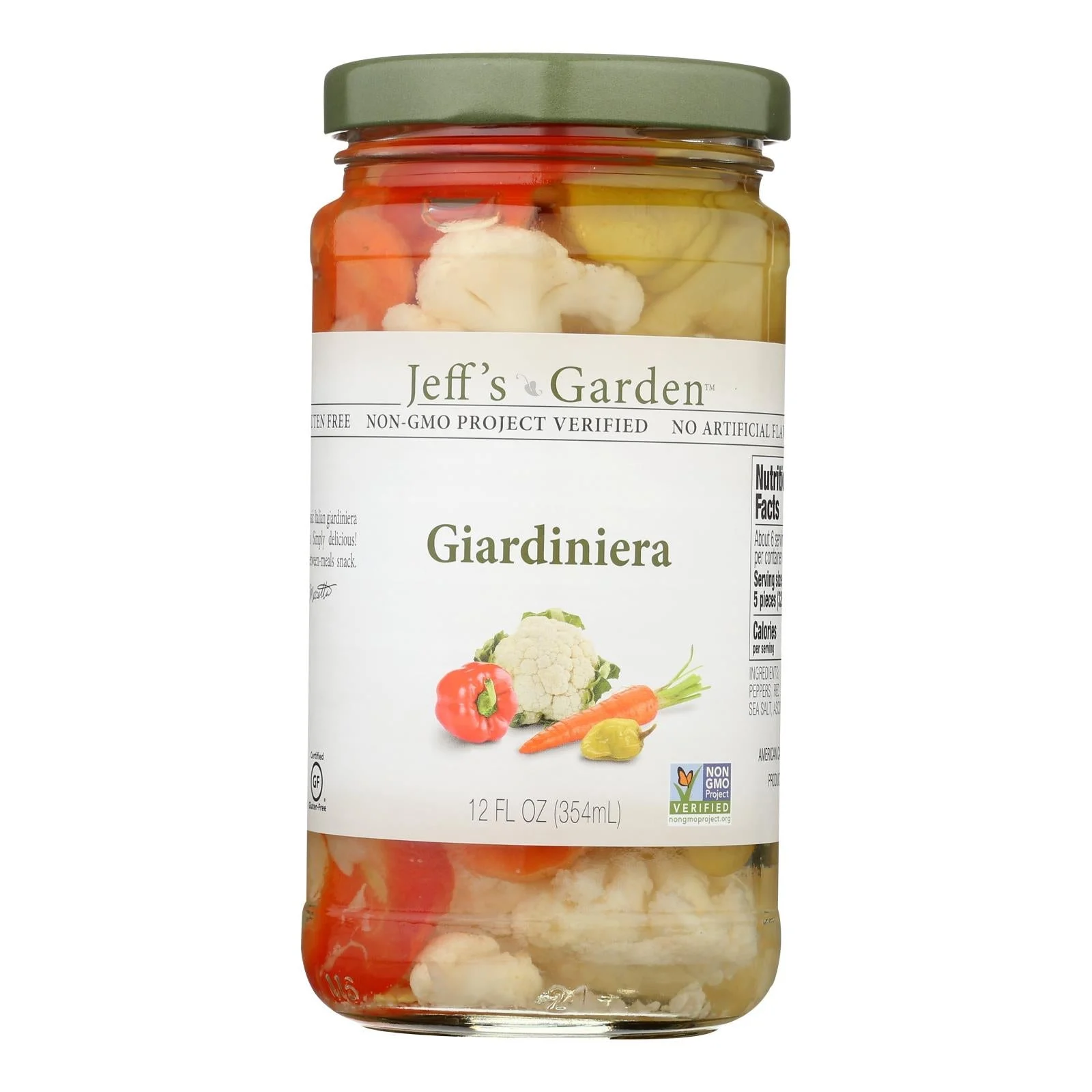 Giardiniera, Glass,6 - 12 FLUID