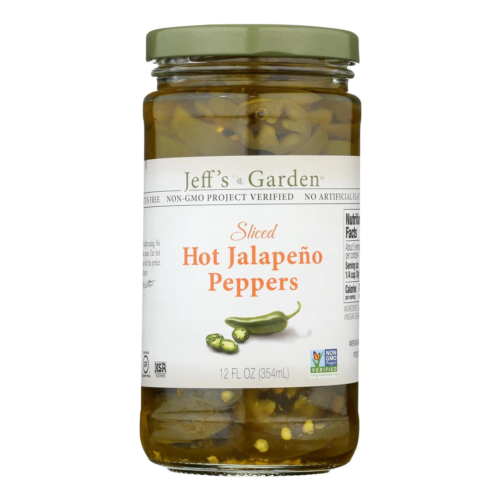 Peppers, Jalapeno, Sliced, Hot,6 - 12 FLUID