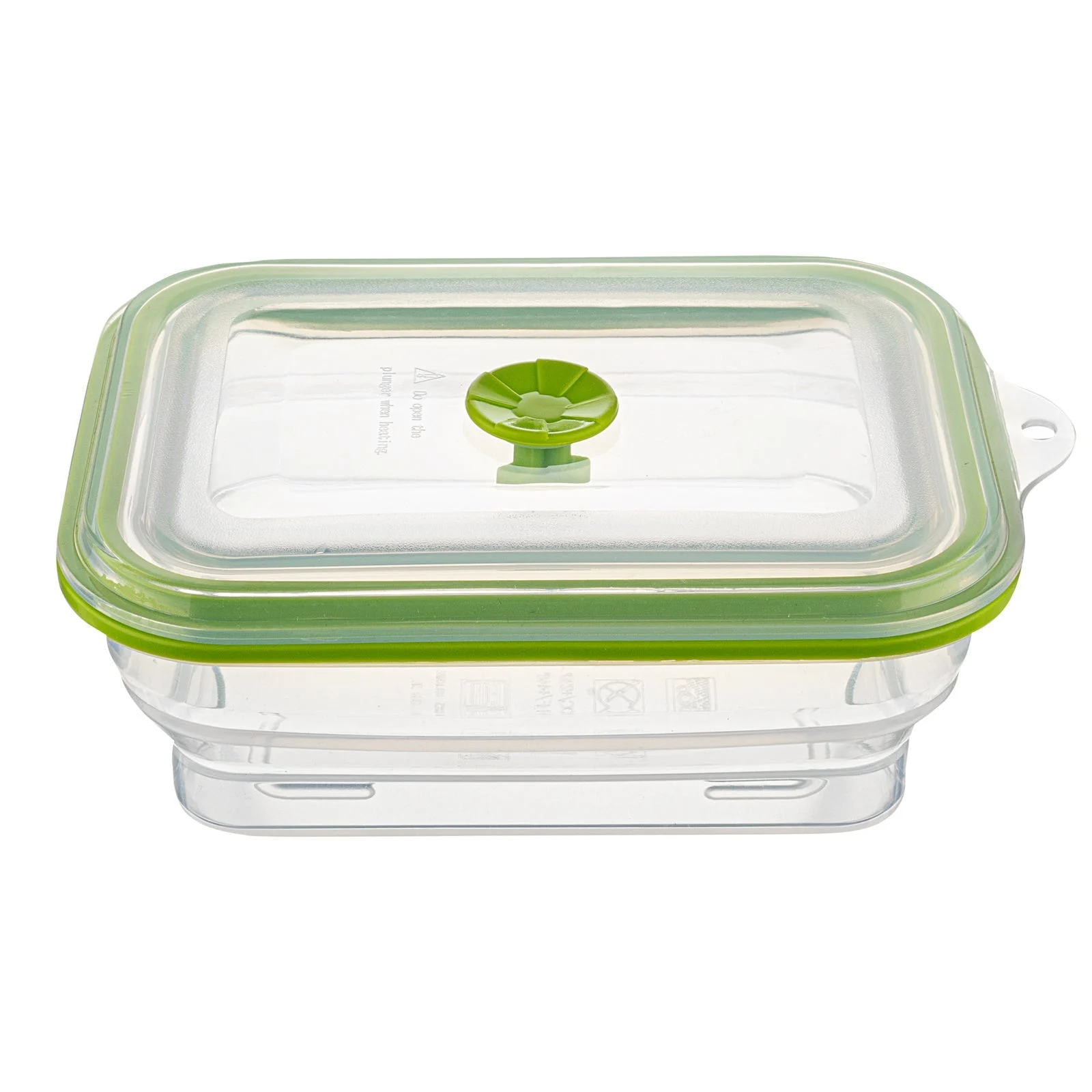 Containers, Food Storage, Fresh Hero 32 Ounce, Collapsible Airtight, Green, Silicone, 7.75 x 5.50 x 2.75 Inch, includes Vented Lid,1 - 1 EACH
