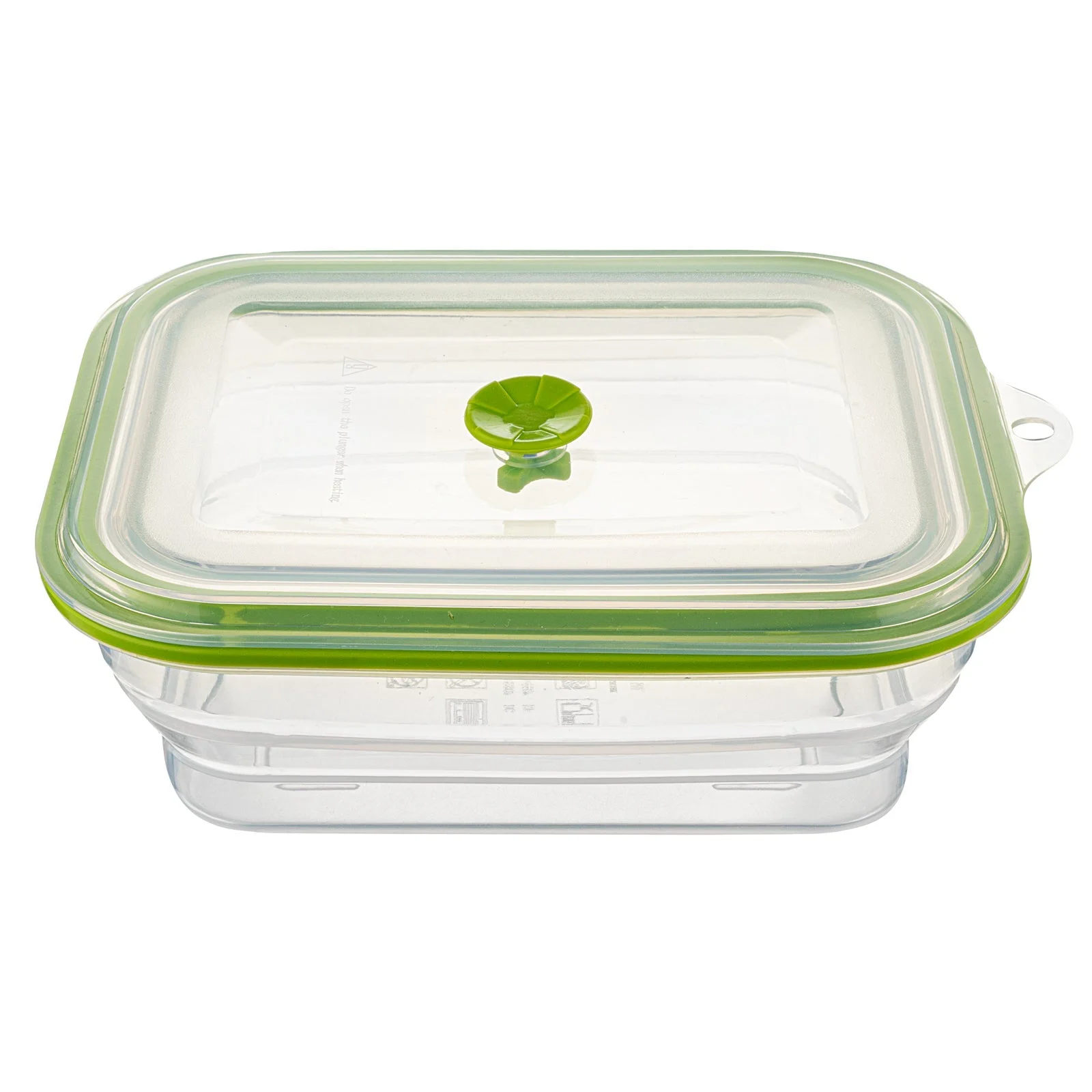 Containers, Food Storage, Fresh Hero 51 Ounce, Collapsible Airtight, Green, Silicone, 9.25 x 7 x 3 Inch, includes Vented Lid,1 - 1 EACH