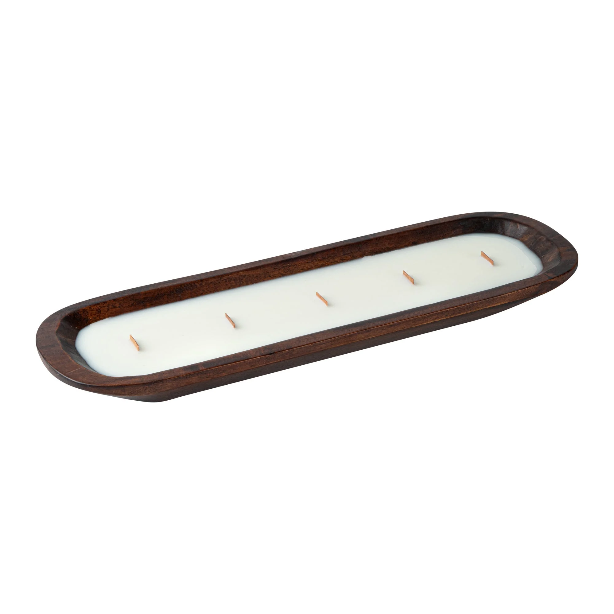 Candle, Dough Bowl, Coco Casa, Sandalwood, Wood, 17.75 x 5.50 x 2 Inch,1 - 1 EACH