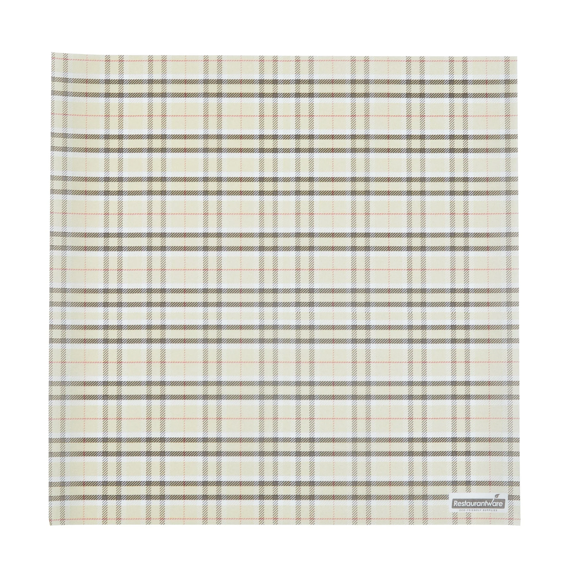 Food Wrap & Basket Liners, Bakery, RW Base 12 x 12 Inch, Greaseproof Paper, Plaid,2000 - 1 EACH