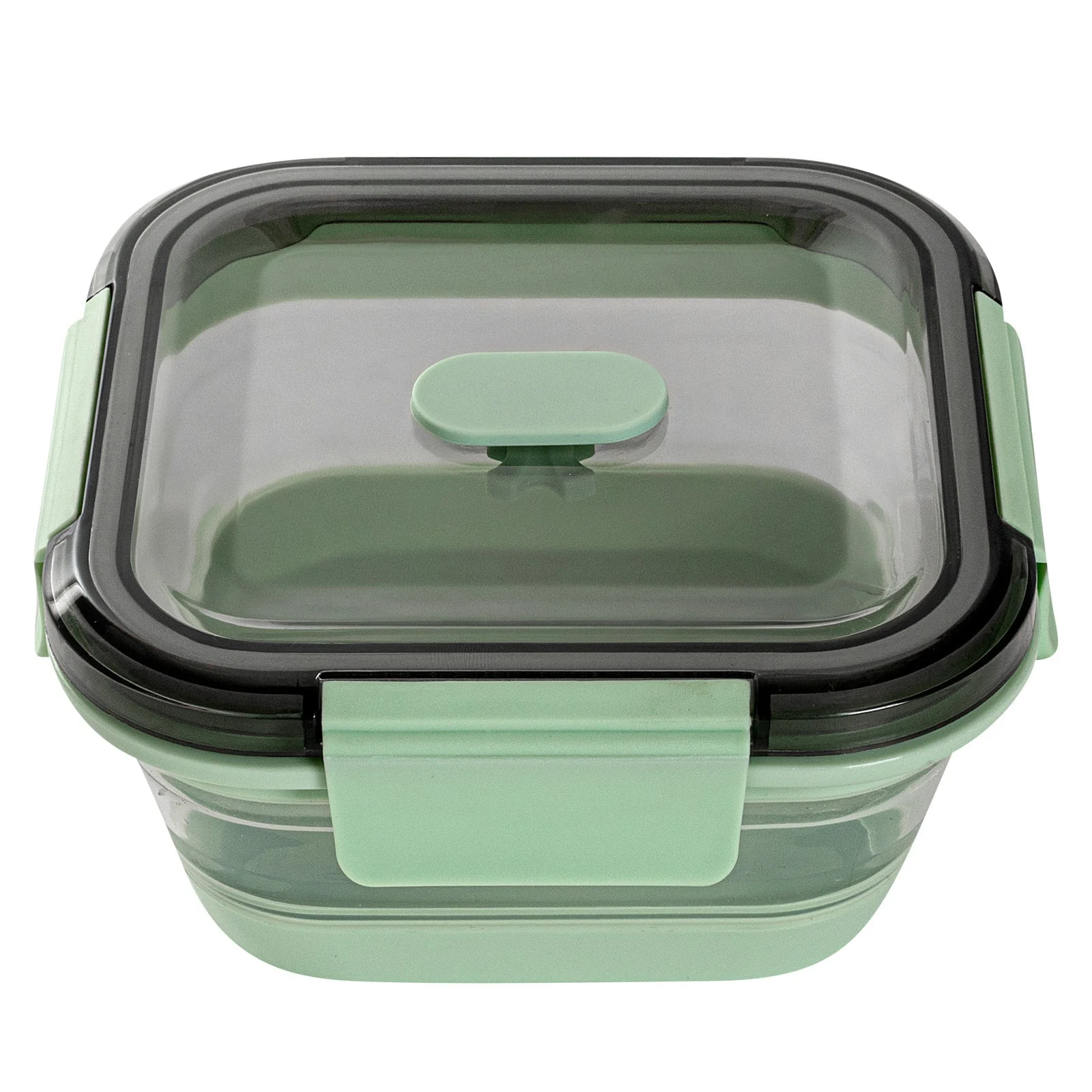 Containers, Food Storage, Fresh Hero 24 Ounce, Airtight Collapsible, Green, Silicone, 6 x 6 x 2.75 Inch, includes Vented Lid,20 - 1 EACH
