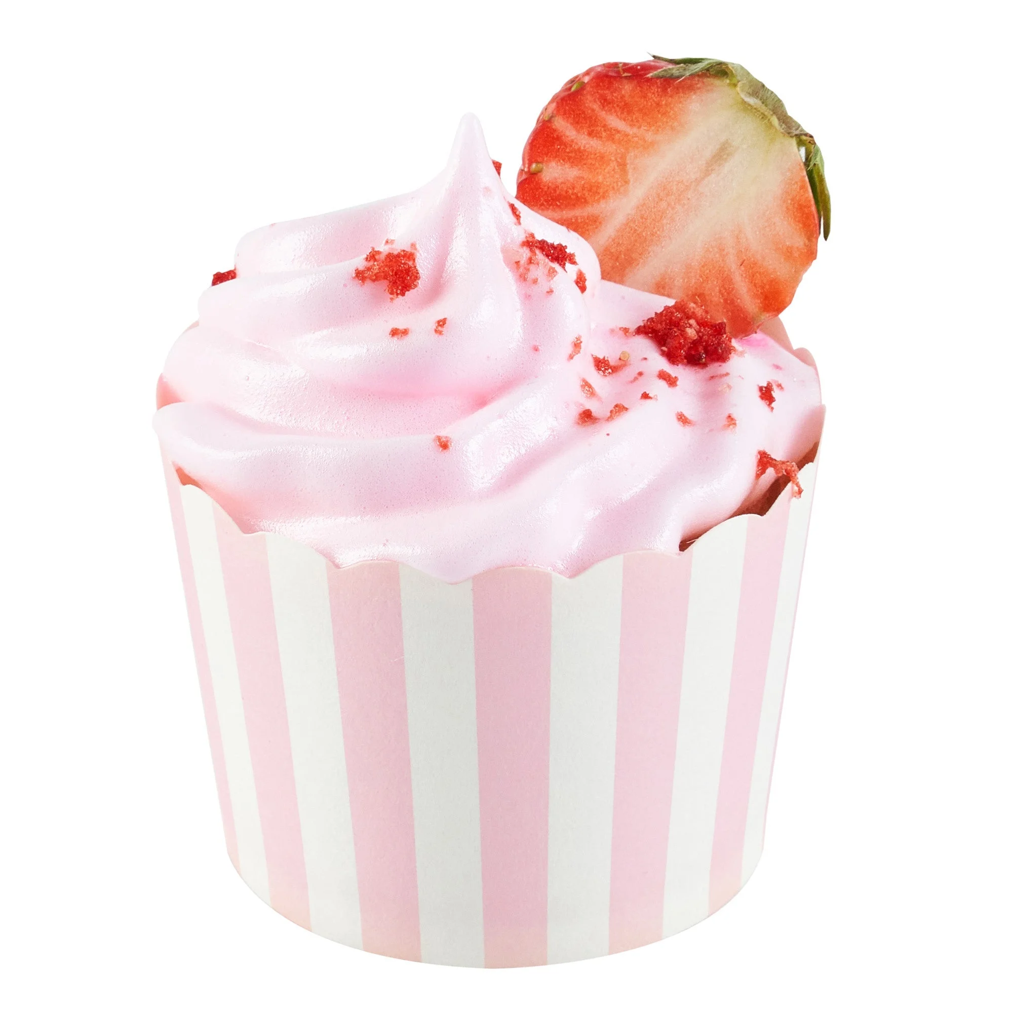 Cups, Baking, 3 Ounce, Paper, Pink Stripe, Scallop, Mini 2.50 x 2.50 x 1.75 Inch, Round,200 - 1 EACH