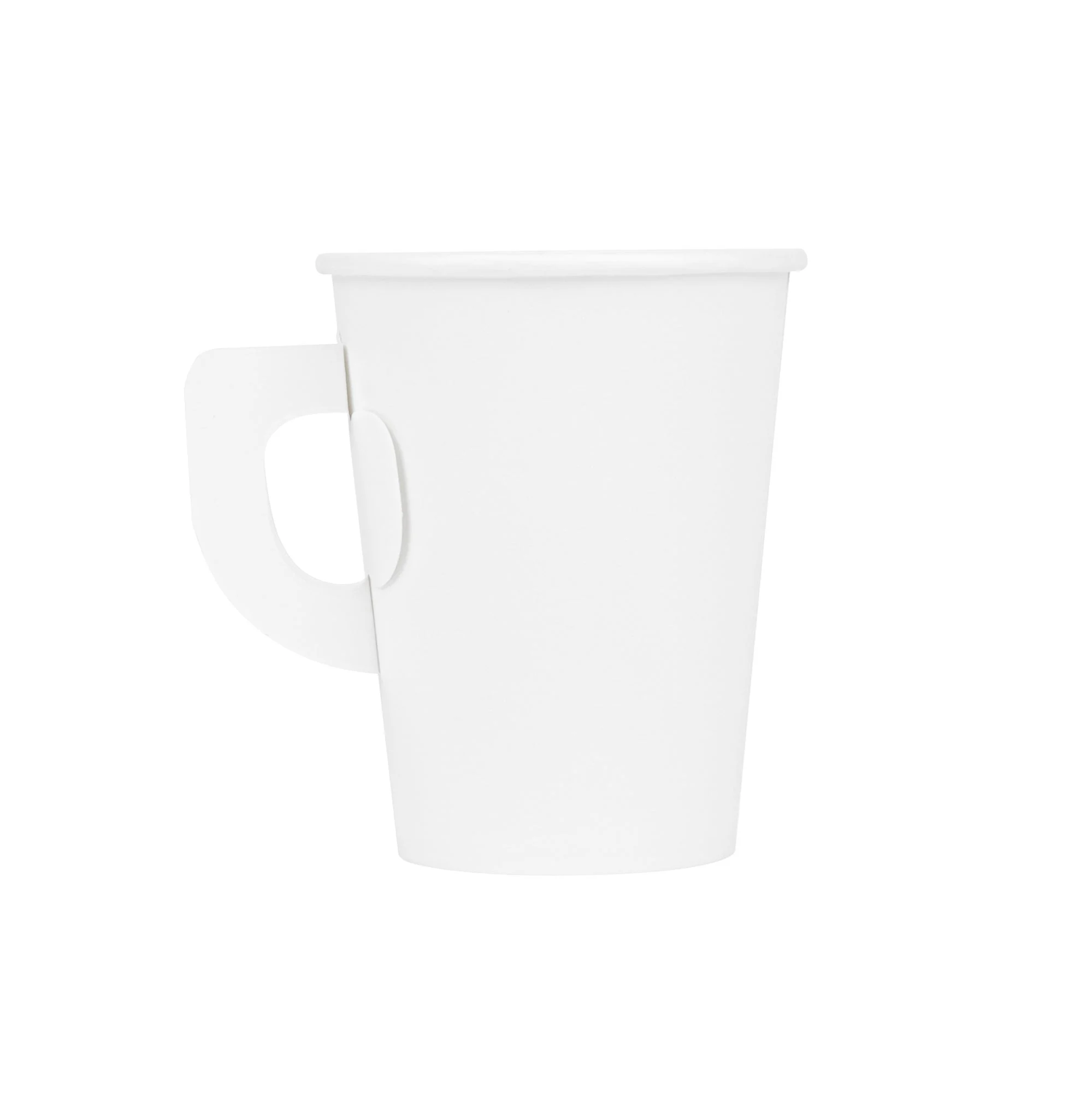 Cups, Coffee, Restpresso 9 Ounce, Paper, White, 3 x 3 x 3.50 Inch, with Handle,10 - 100 COUNT