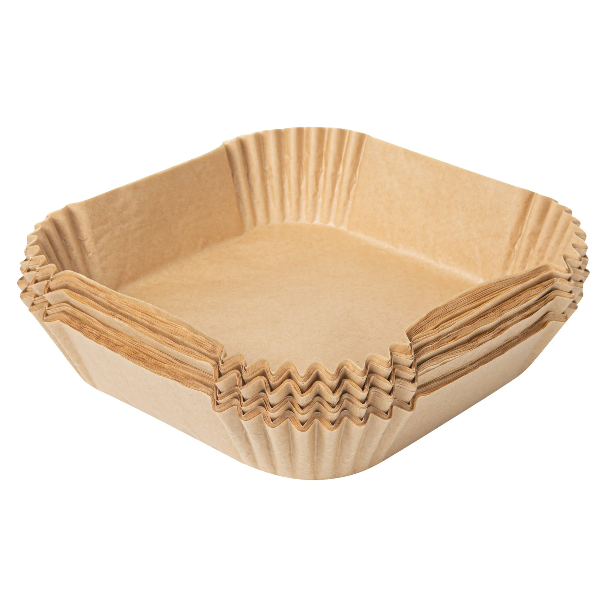 Liners, Air Fryer, Pastry Tek 6.25 x 6.25 x 1.75 Inch, Silicone-Coated Paper, Unbleached, Square,100 - 1 EACH