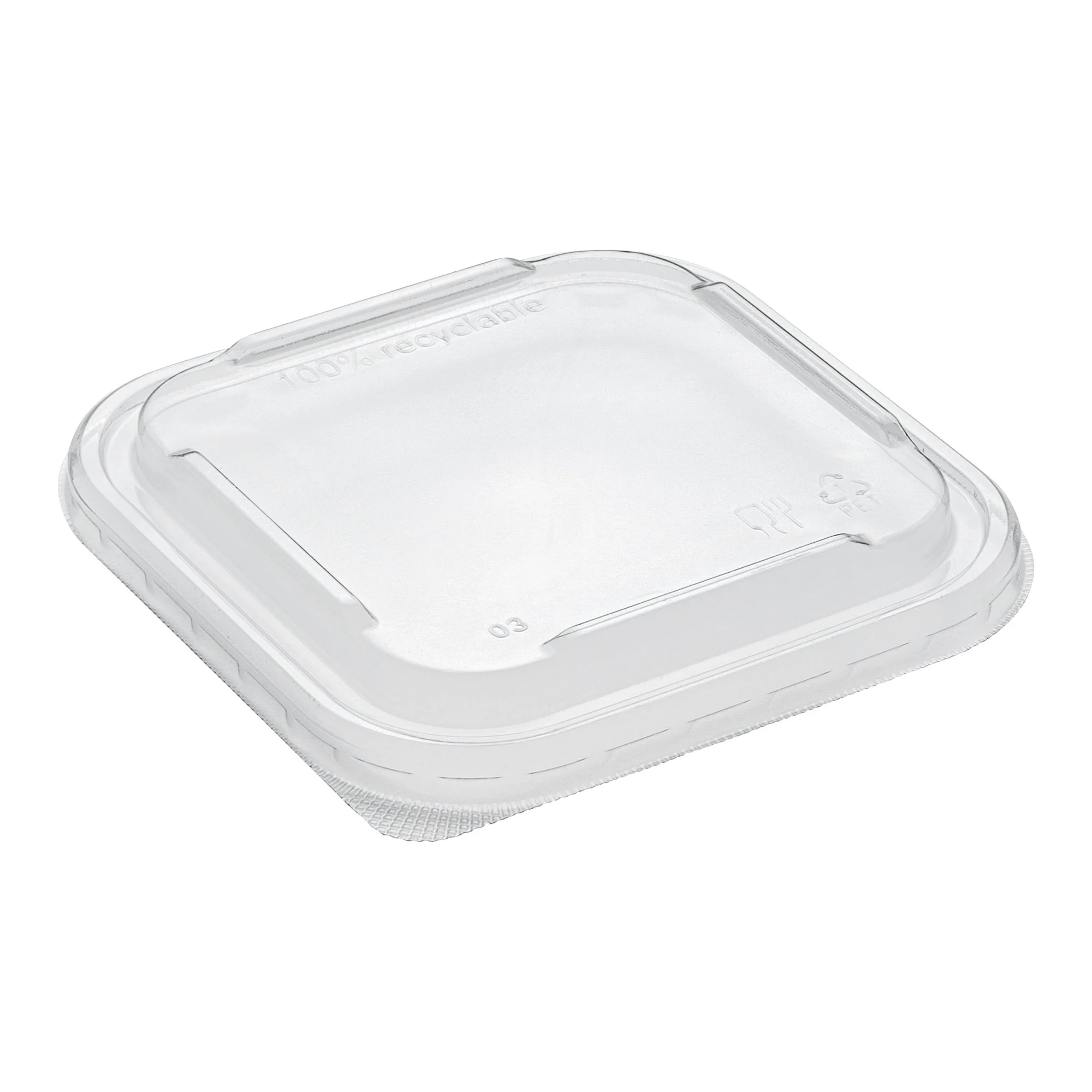 Lids, Matsuri Vision, Plastic, Clear, Anti-Fog, for 17 & 22 Ounce Sushi Containers, PET,2 - 50 COUNT