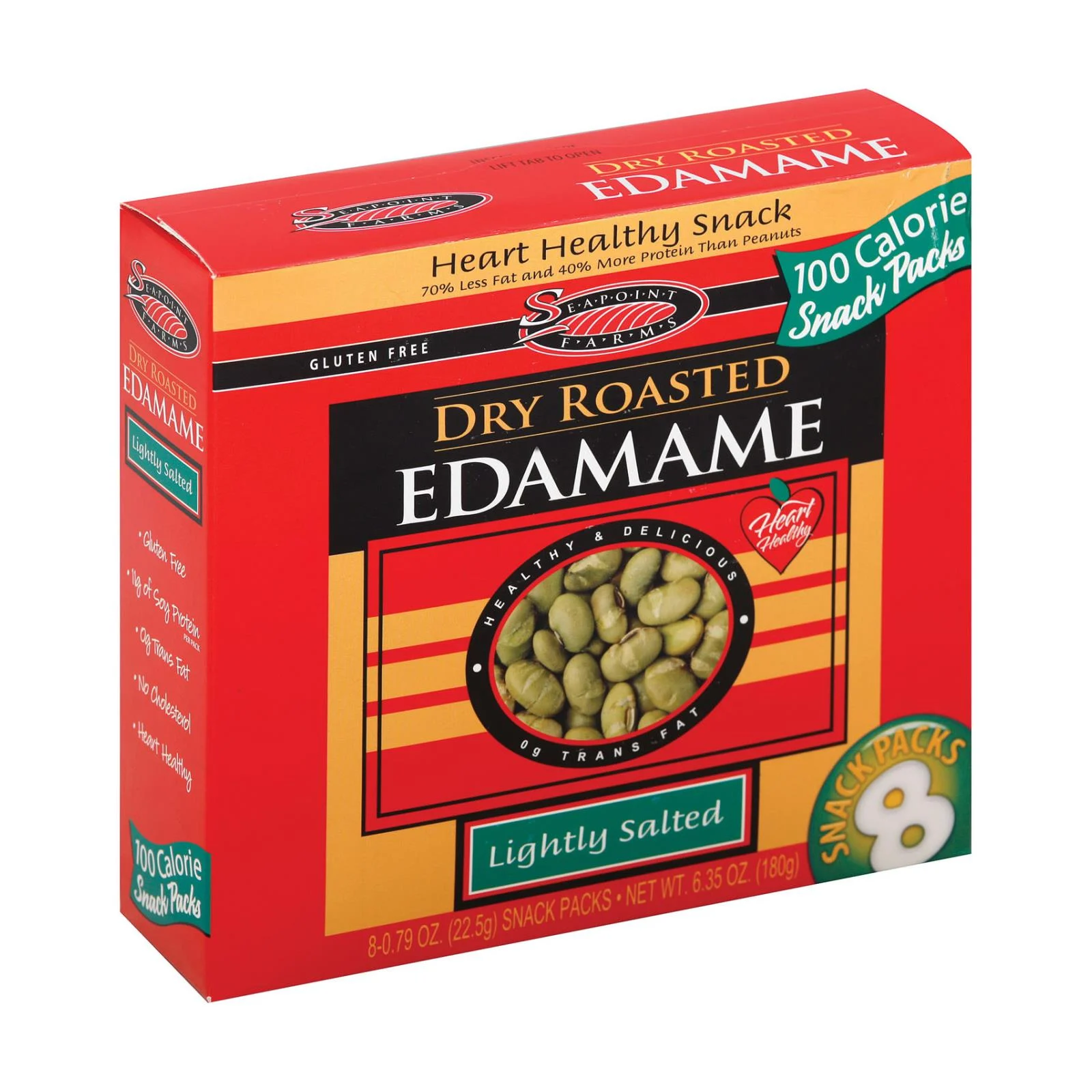 Edamame, Dry Roasted & Lightly Salted, 0.79 Ounce,12 - 8 COUNT