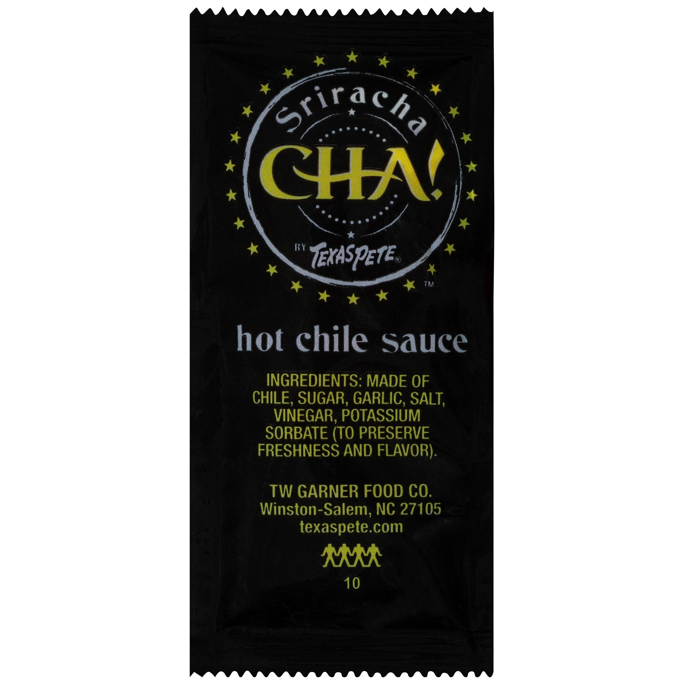 Sauce, Hot, Cha!, Sriracha, Packets,200 - 7 Gram Avg