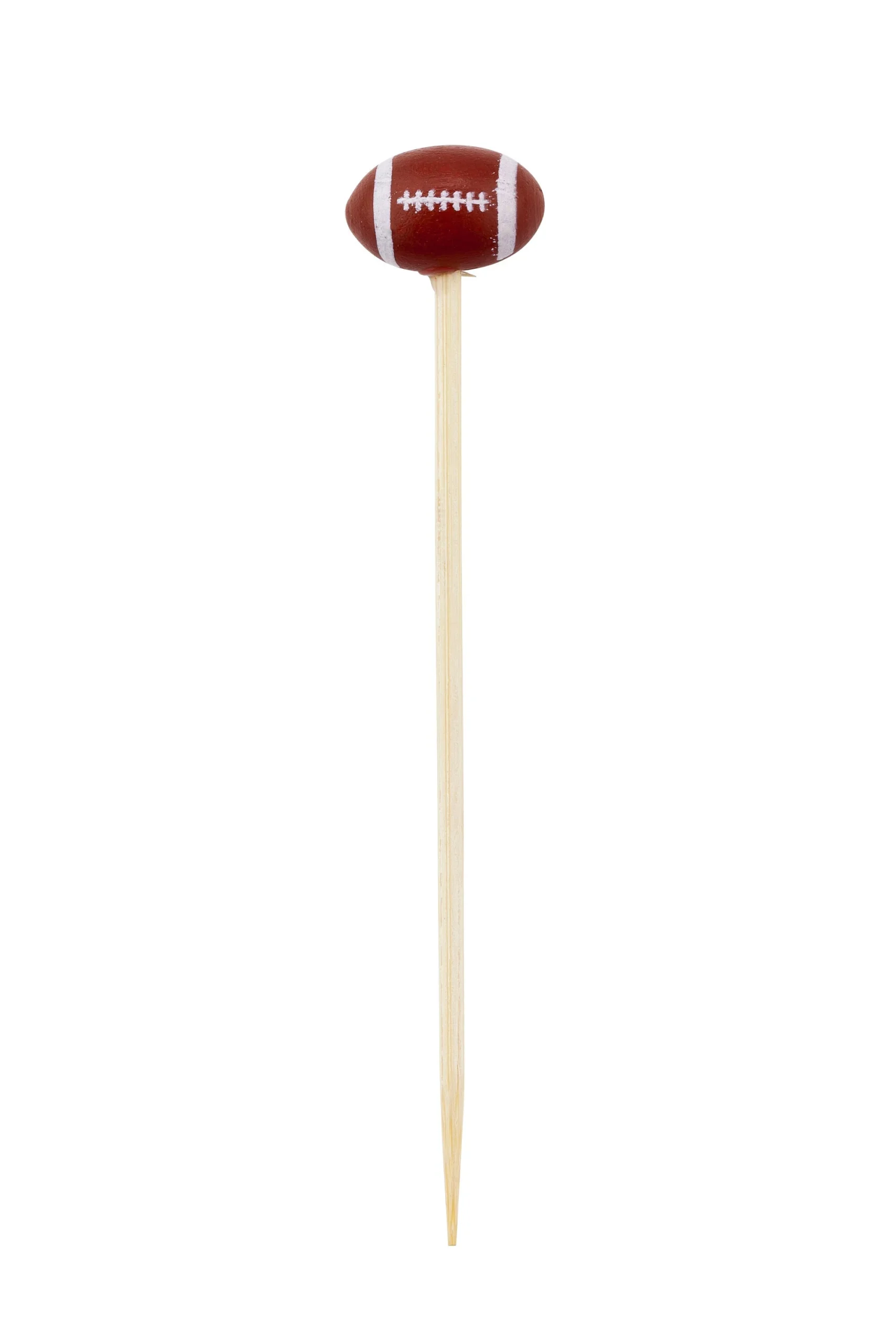 Skewers, 4 Inch, Football, 4 Linear Inch,1 - 1000 COUNT