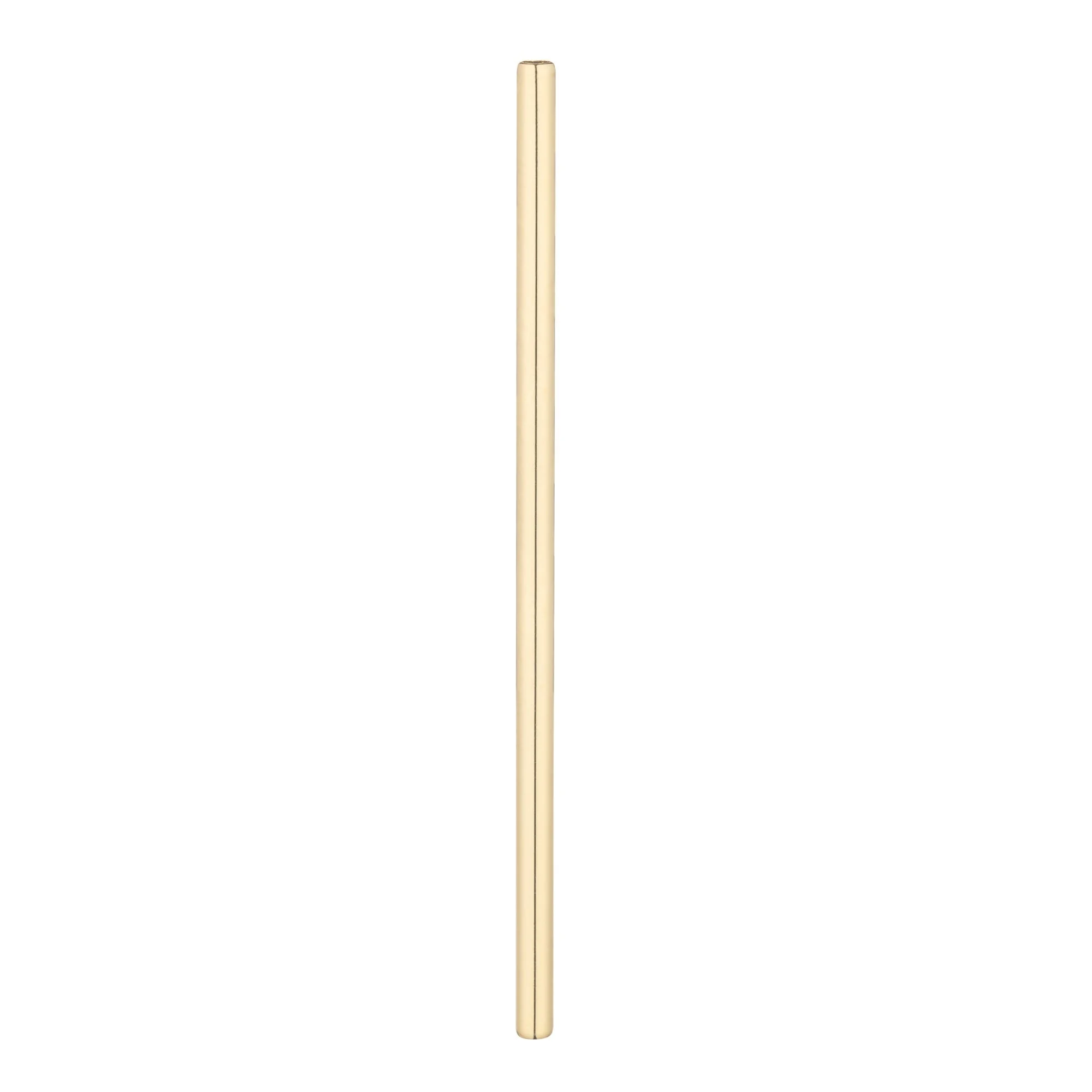 Straws, 5 Inch, Gold Plated Stainless Steel, 5 Linear Inch,1 - 2 COUNT