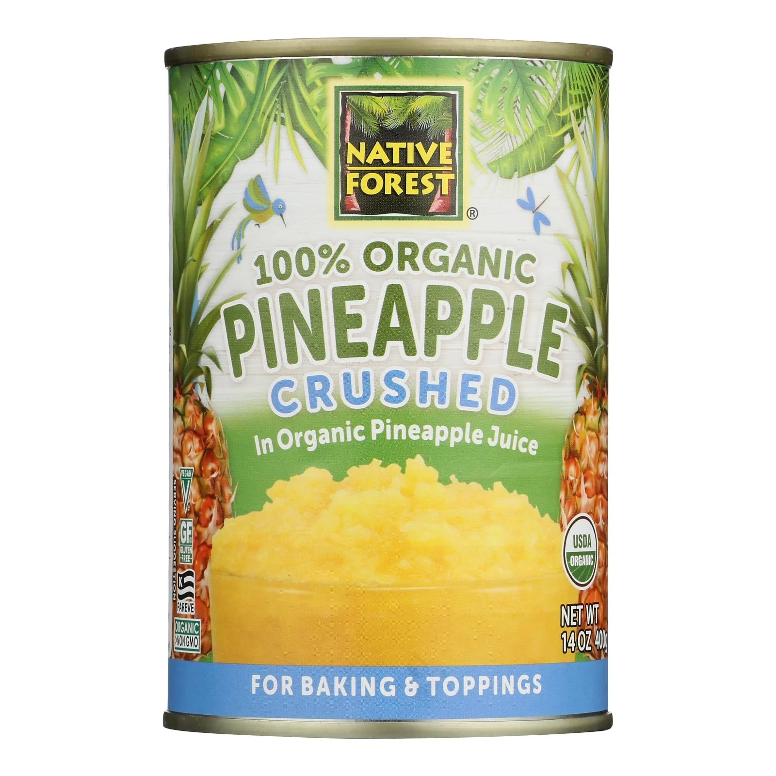 Pineapple, Crushed, in Juice,6 - 14 OUNCE