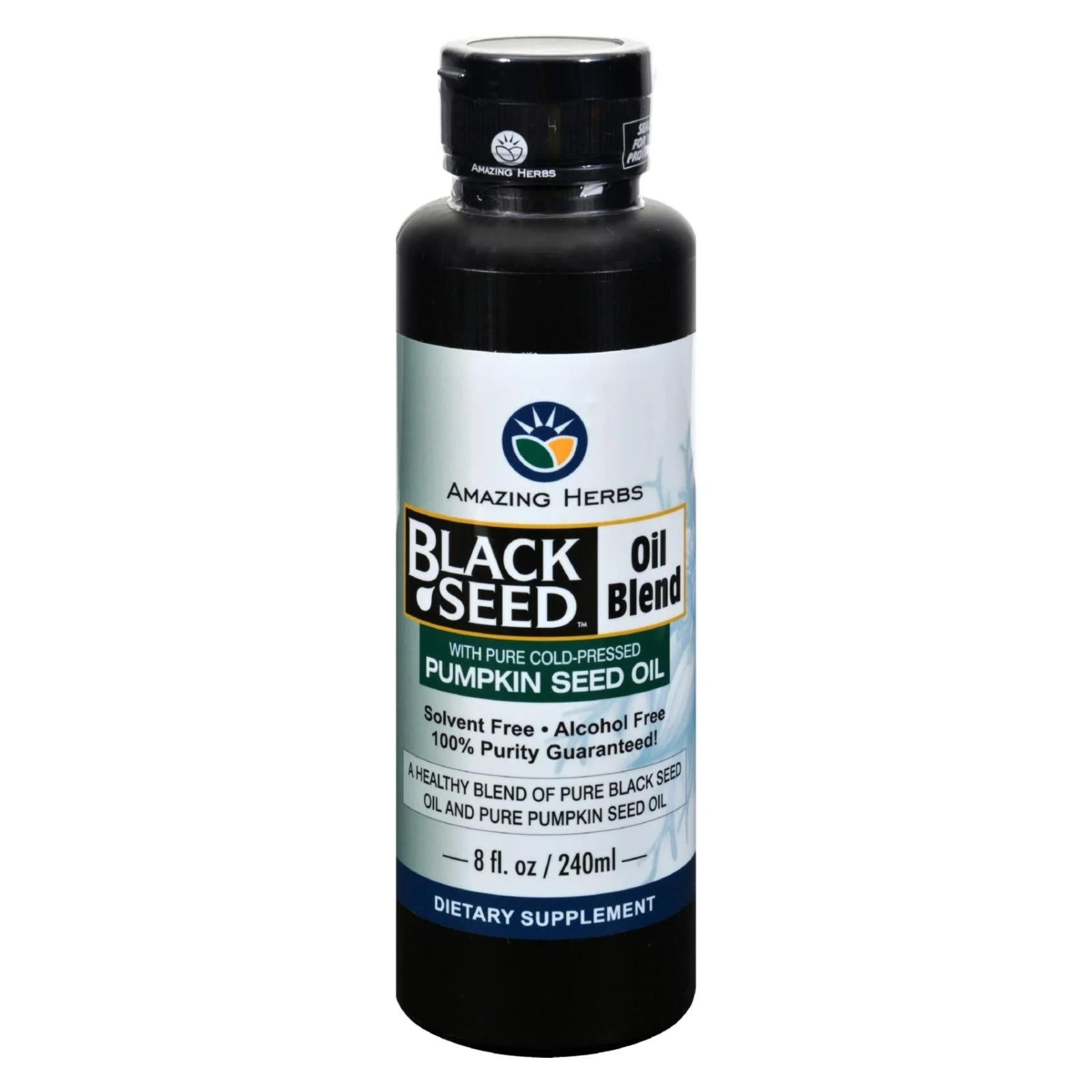 Supplement, Oil Blend, Black Seed & Pumpkin Seed, Liquid,1 - 8 FLUID