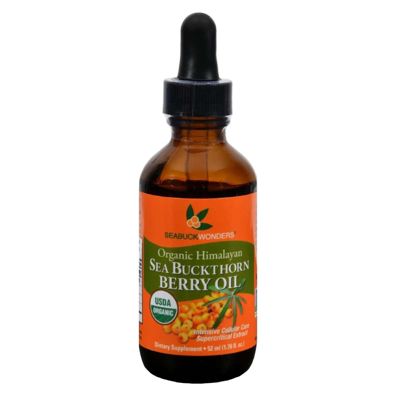 Supplement, Oil, Sea Buckthorn Berry, Liquid, Dropper Bottle,1 - 1.76 FLUID