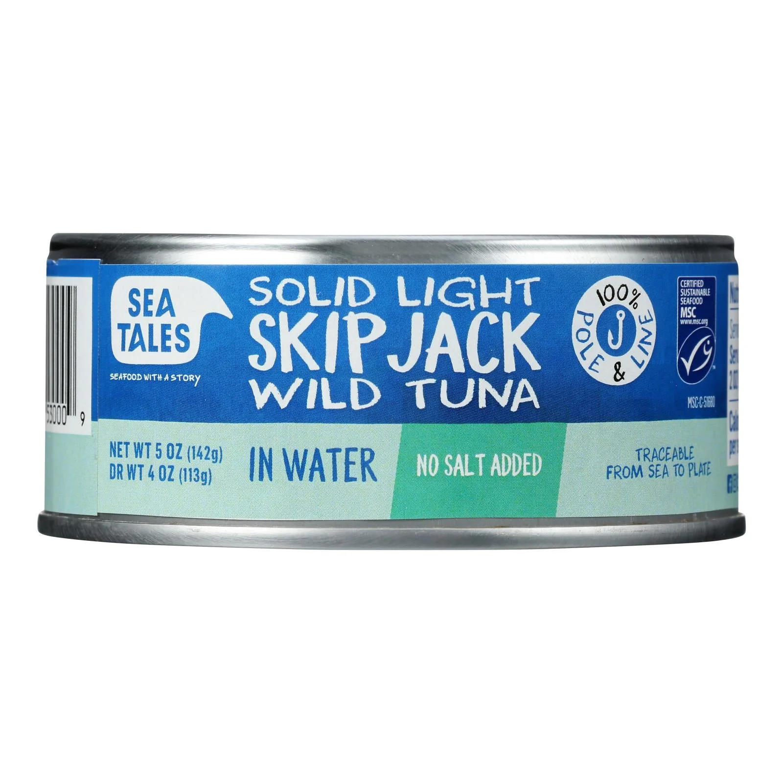 Tuna, Skipjack, in Water, Ready-to-Use, Shelf-Stable,12 - 5 OUNCE